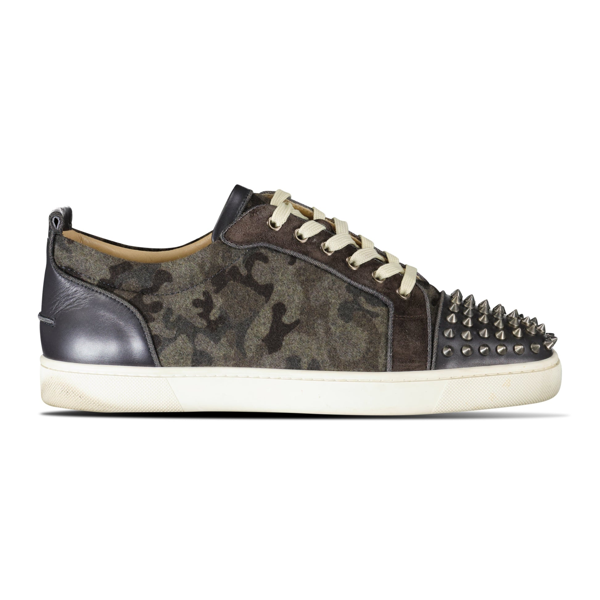 CHRISTIAN LOUBOUTIN CAMO SPIKE TRAINER - UK 9 (43) - Affluent ArchivesUsed HIGH END DESIGNER CLOTHING