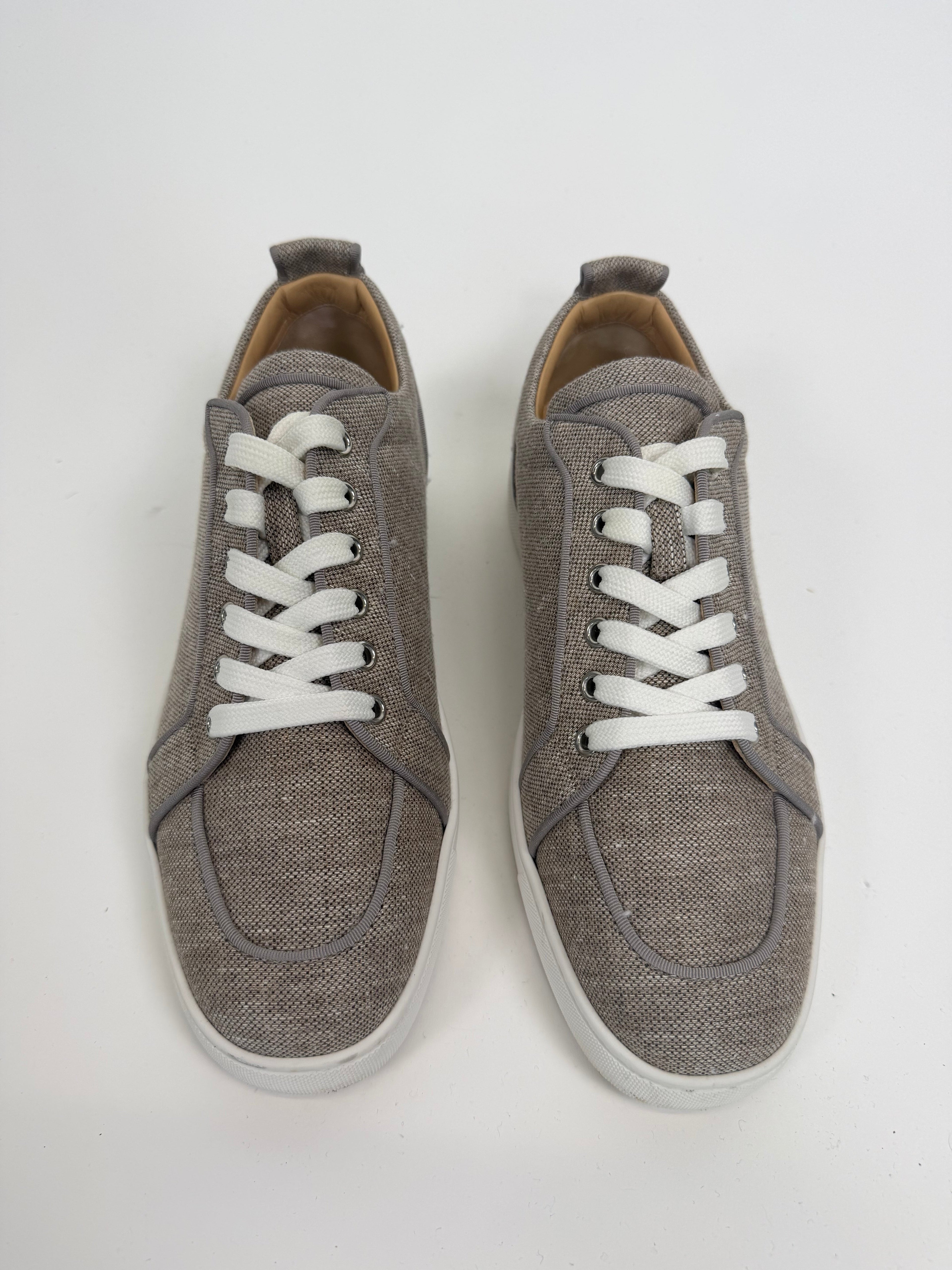 CHRISTIAN LOUBOUTIN RANTULOW BEIGE TRAINER - UK 8 (42) - Affluent ArchivesUsed HIGH END DESIGNER CLOTHING