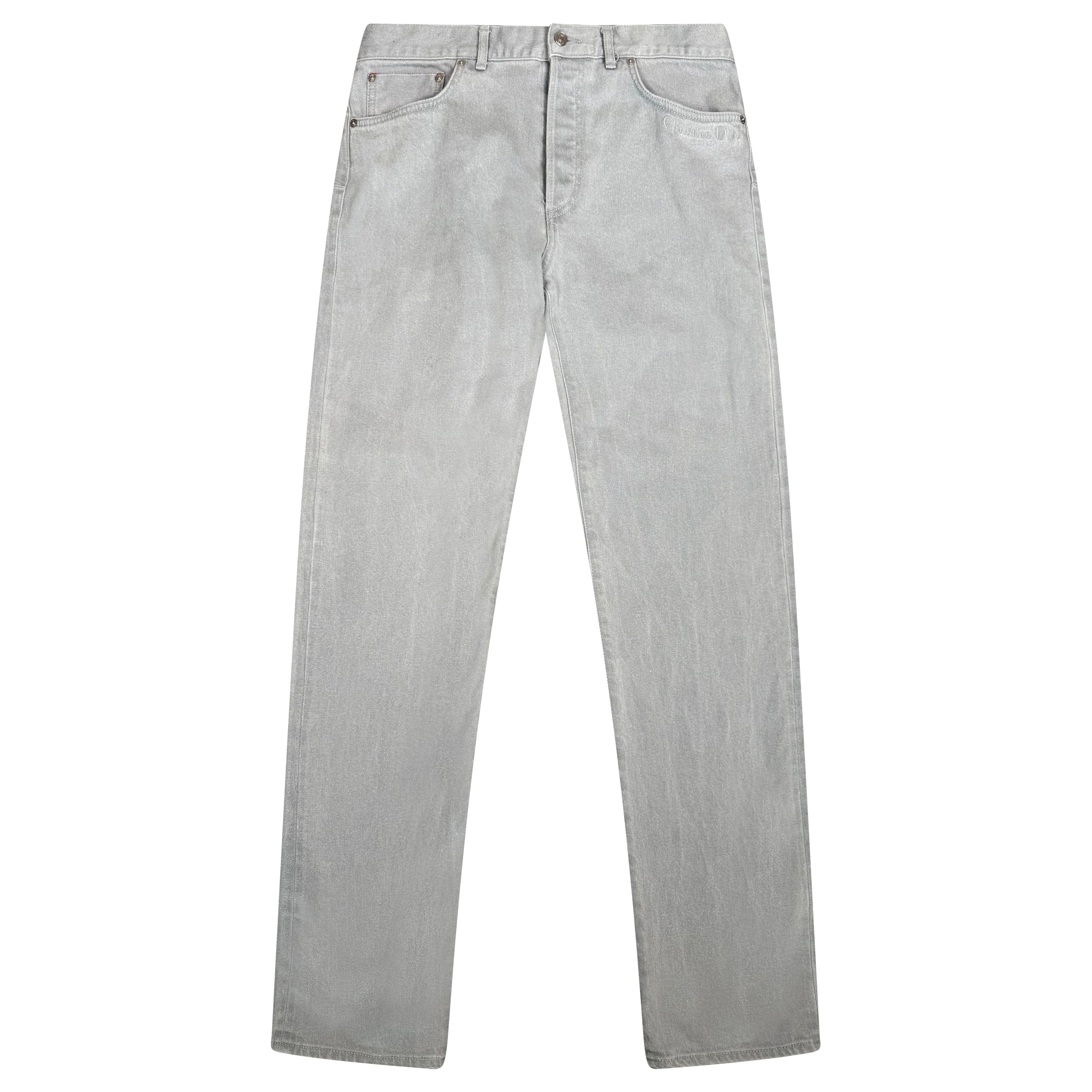CHRISTRIAN DIOR LIGHT BLUE DENIM JEANS - 33 W / 33 L - Affluent ArchivesUsed HIGH END DESIGNER CLOTHING