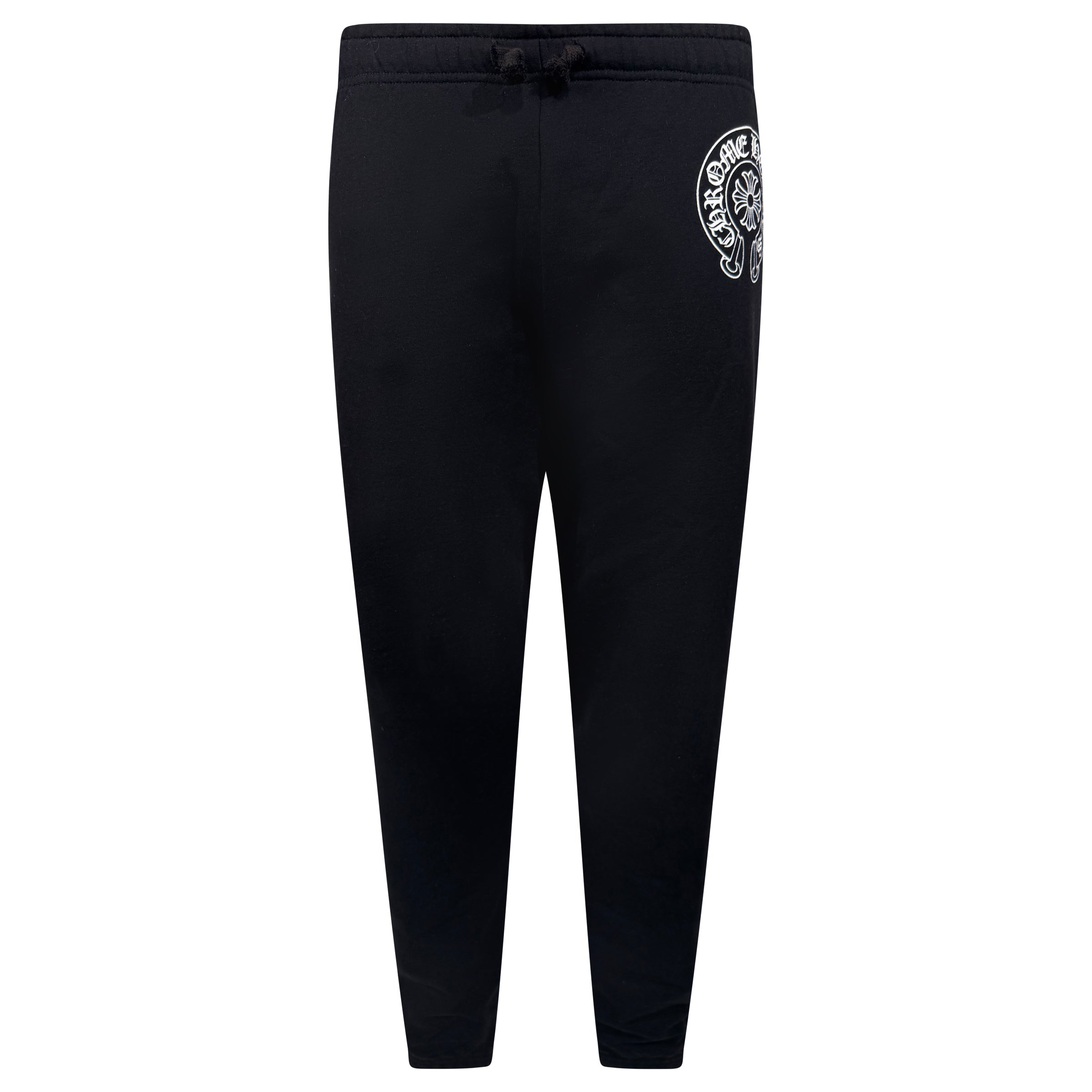 CHROME HEARTS BLACK LOOG TRACK PANTS - MEDIUM | PRE OWNED - Affluent ArchivesUsed HIGH END DESIGNER CLOTHING