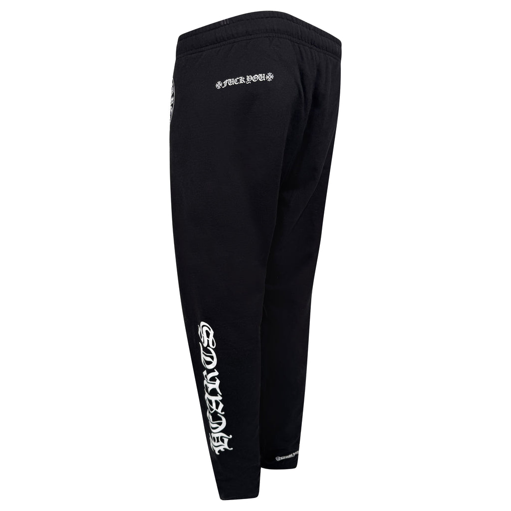 CHROME HEARTS BLACK LOOG TRACK PANTS - MEDIUM | PRE OWNED - Affluent ArchivesUsed HIGH END DESIGNER CLOTHING