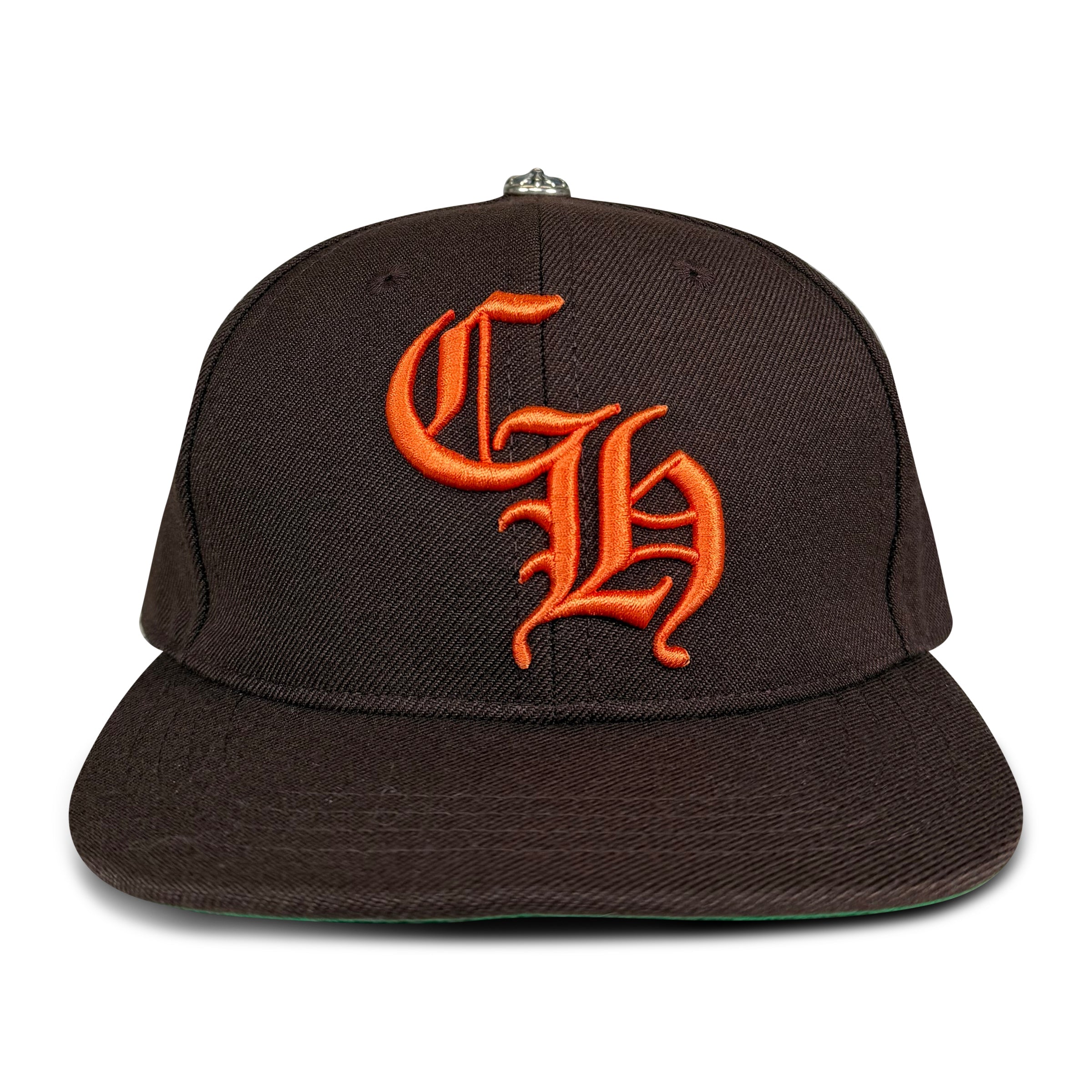 CHROME HEARTS BROWN CH HAT - NEW - Affluent ArchivesUsed HIGH END DESIGNER CLOTHING