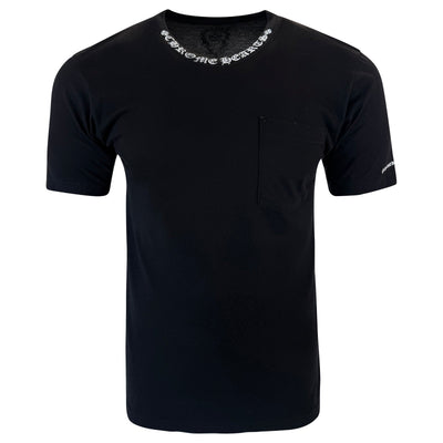 CHROME HEARTS LOGO BLACK T SHIRT - MEDIUM | PRE OWNED - Affluent ArchivesUsed HIGH END DESIGNER CLOTHING