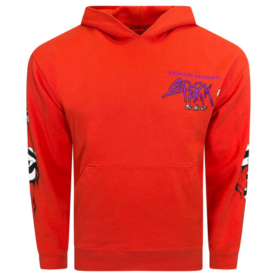 CHROME HEARTS MATTY BOY HOODIE RED - LARGE | PRE OWNED - Affluent ArchivesUsed HIGH END DESIGNER CLOTHING