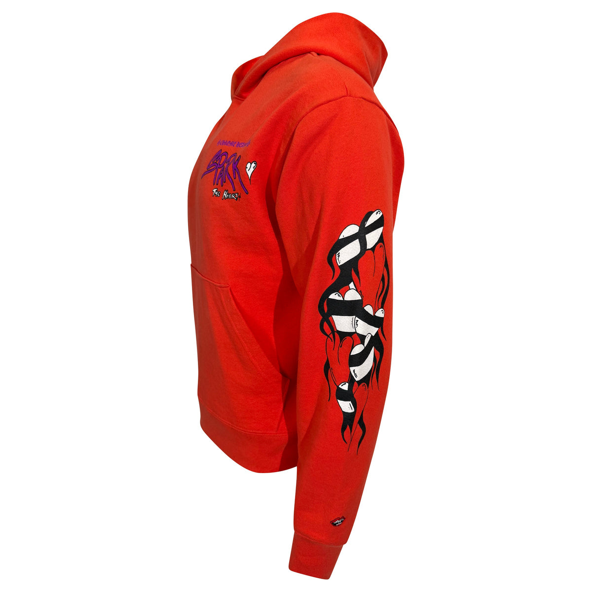 CHROME HEARTS MATTY BOY HOODIE RED - LARGE | PRE OWNED - Affluent ArchivesUsed HIGH END DESIGNER CLOTHING