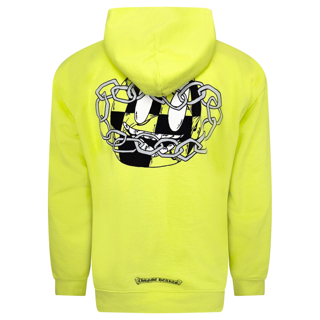 CHROME HEARTS MATTY BOY LIME GREEN HOODIE - XXL (Fits XL) - Affluent ArchivesUsed HIGH END DESIGNER CLOTHING