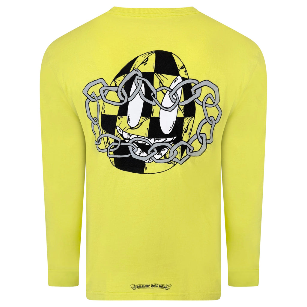 CHROME HEARTS MATTY BOY LIME GREEN T SHIRT - LARGE (Fits Medium) | PRE OWNED - Affluent ArchivesUsed HIGH END DESIGNER CLOTHING