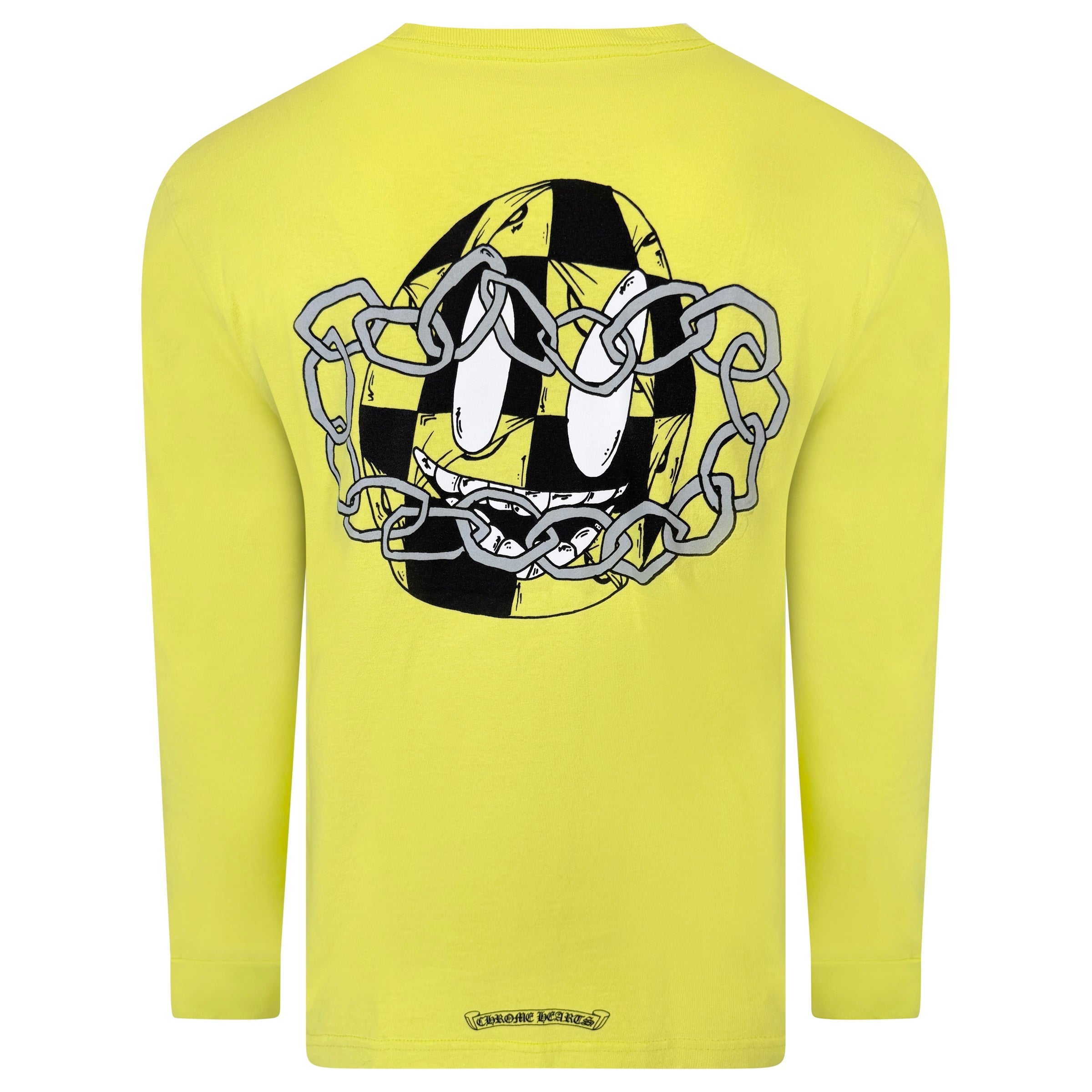 CHROME HEARTS MATTY BOY LIME GREEN T SHIRT - LARGE (Fits Medium) | PRE OWNED - Affluent ArchivesUsed HIGH END DESIGNER CLOTHING