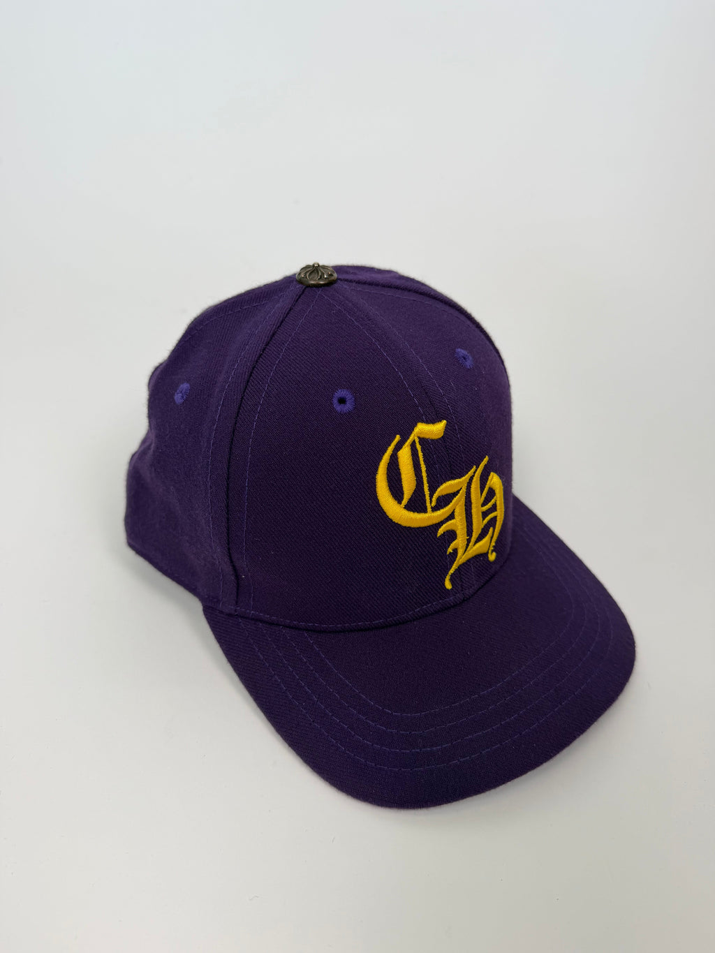 CHROME HEARTS PURPLE CH HAT - PRE OWNED - Affluent ArchivesUsed HIGH END DESIGNER CLOTHING