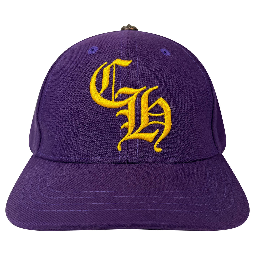 CHROME HEARTS PURPLE CH HAT - PRE OWNED - Affluent ArchivesUsed HIGH END DESIGNER CLOTHING