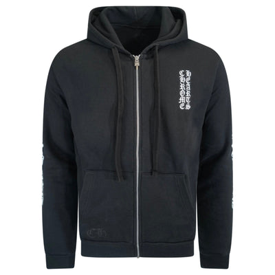 Chrome Hearts Vertical Logo Hoodie Black - Small (Fits Large) | Pre-Owned