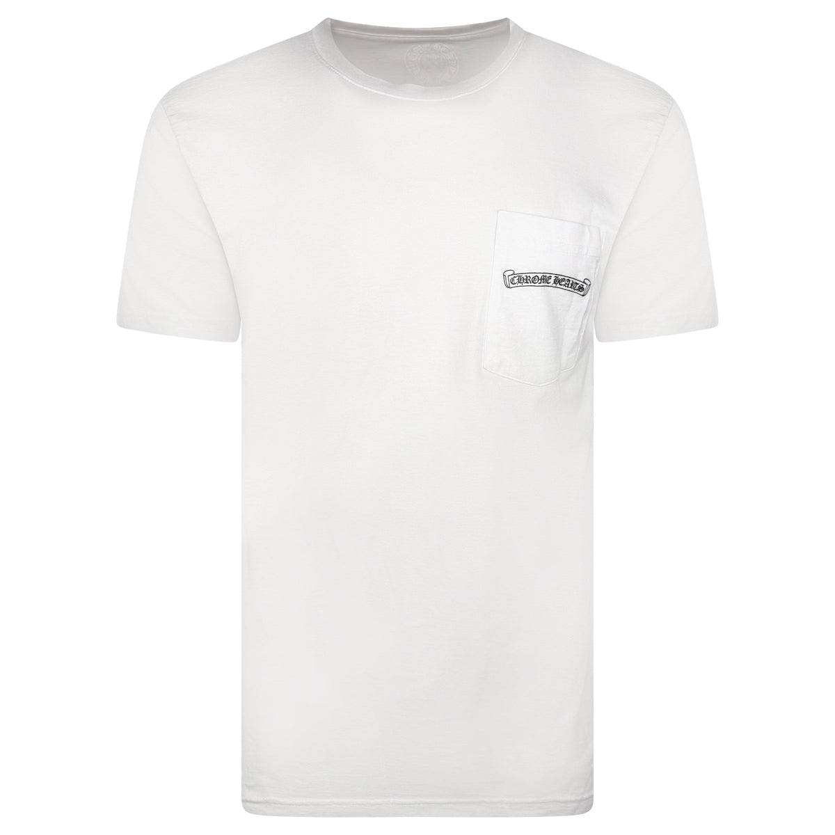 CHROME HEARTS WHITE LOGO T SHIRT- LARGE (Fits M) | PRE OWNED 