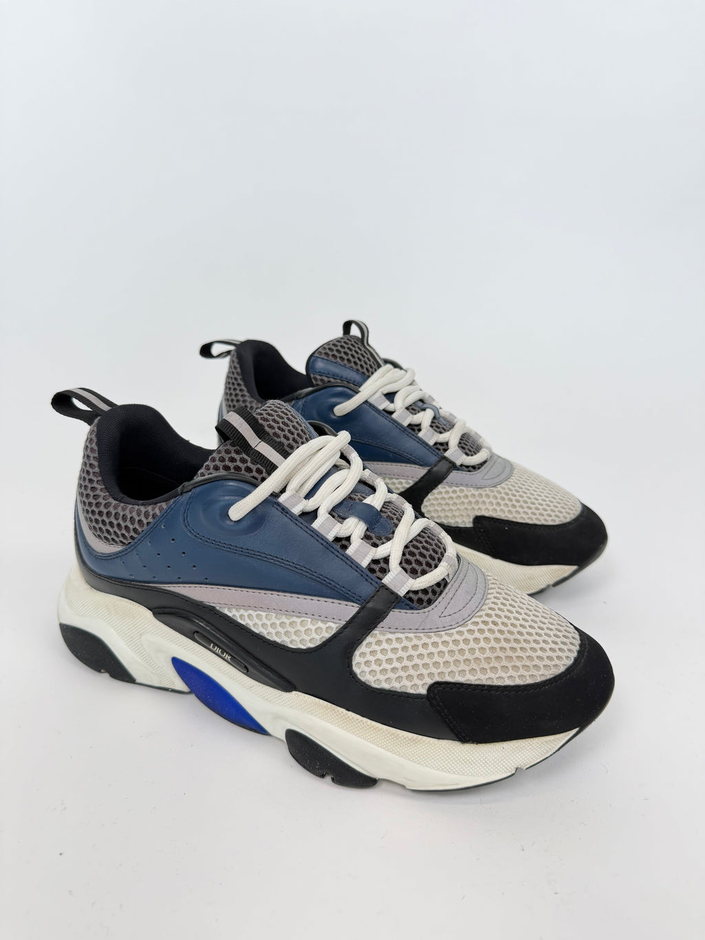 DIOR B22 BLUE / BLACK - UK 6 (40) | PRE OWNED - Affluent ArchivesUsed HIGH END DESIGNER CLOTHING