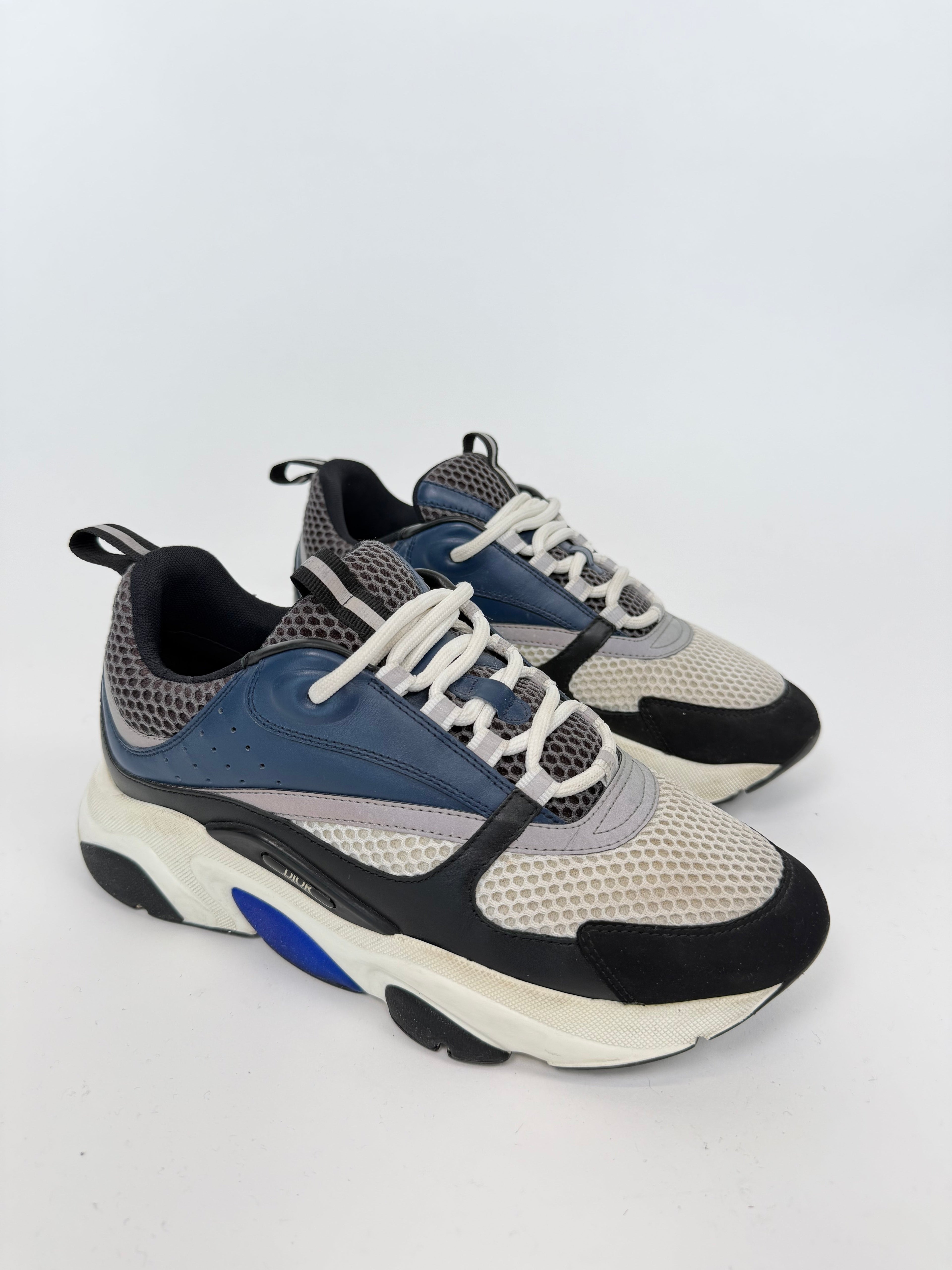 DIOR B22 BLUE / BLACK - UK 6 (40) | PRE OWNED - Affluent ArchivesUsed HIGH END DESIGNER CLOTHING