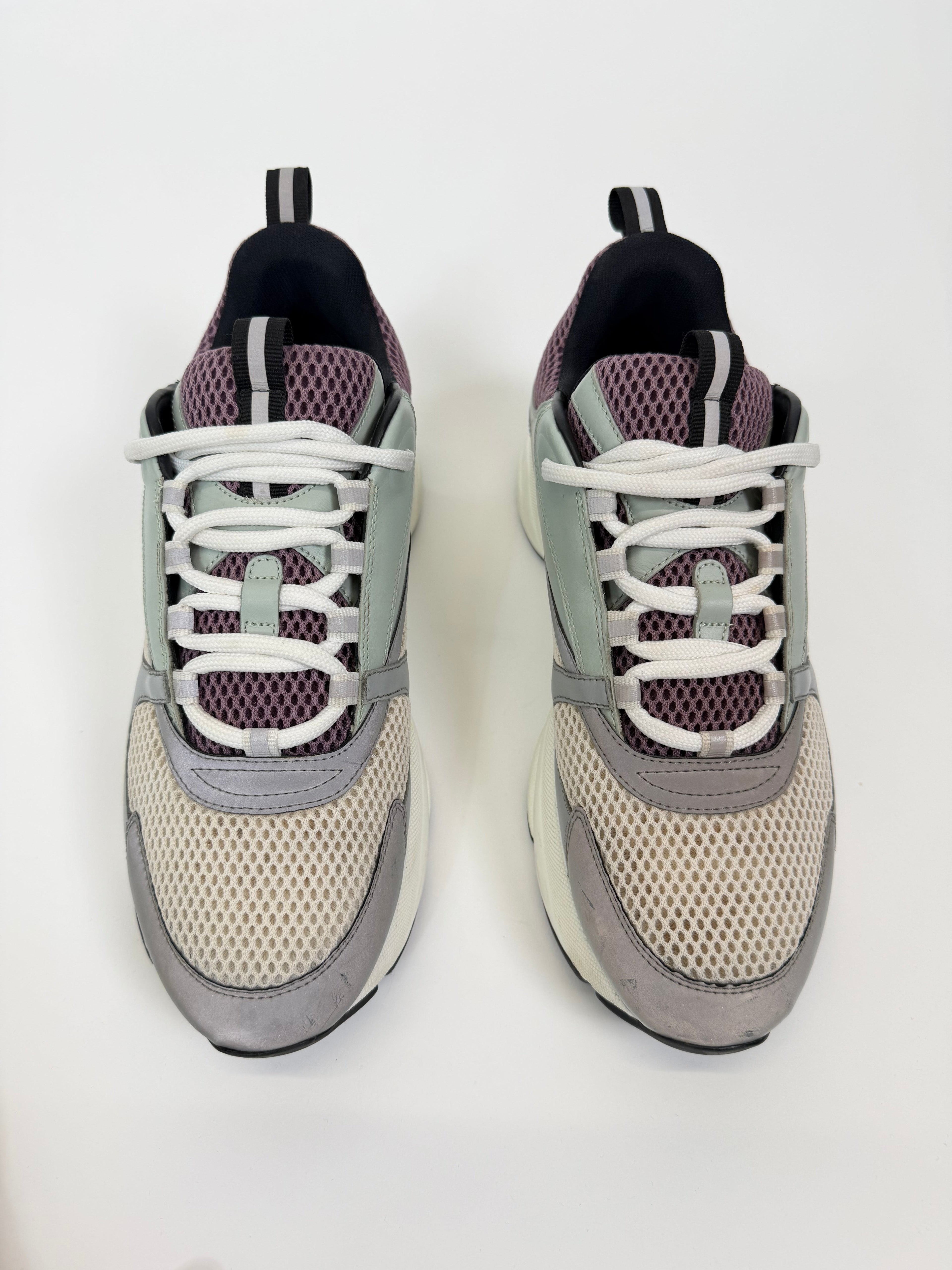 DIOR B22 PURPLE / BEIGE TRAINER - UK 8 (42) - Affluent ArchivesUsed HIGH END DESIGNER CLOTHING