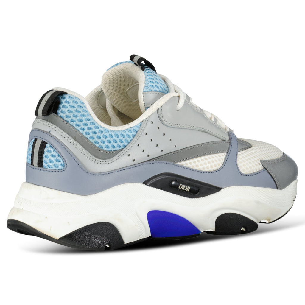 DIOR B22 REFLECTIVE BLUE / WHITE - UK 6 (40) | PRE OWNED - Affluent ArchivesUsed HIGH END DESIGNER CLOTHING