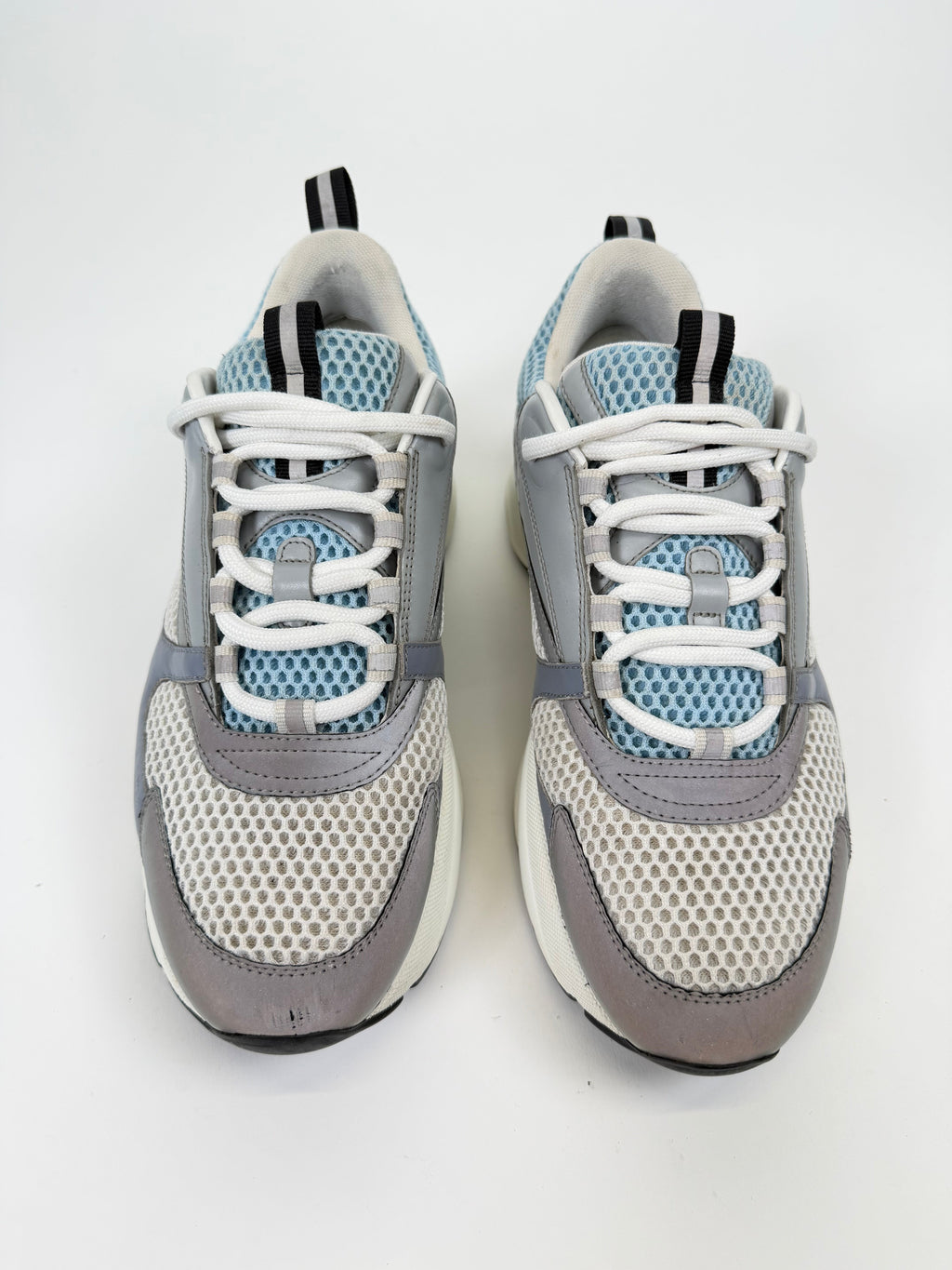 DIOR B22 REFLECTIVE BLUE / WHITE - UK 7.5 (41.5) - Affluent ArchivesUsed HIGH END DESIGNER CLOTHING