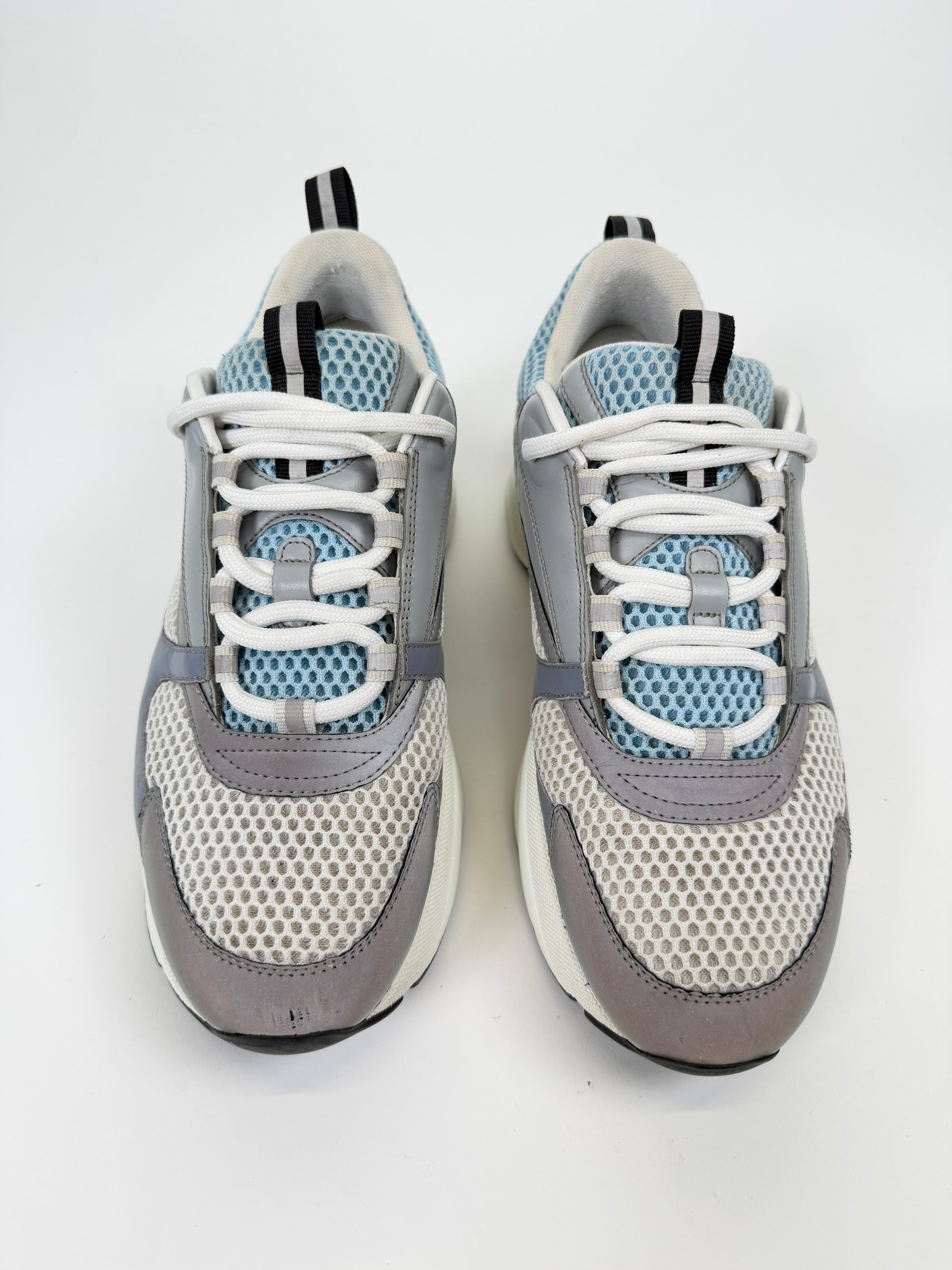 DIOR B22 REFLECTIVE BLUE / WHITE - UK 7.5 (41.5) - Affluent ArchivesUsed HIGH END DESIGNER CLOTHING