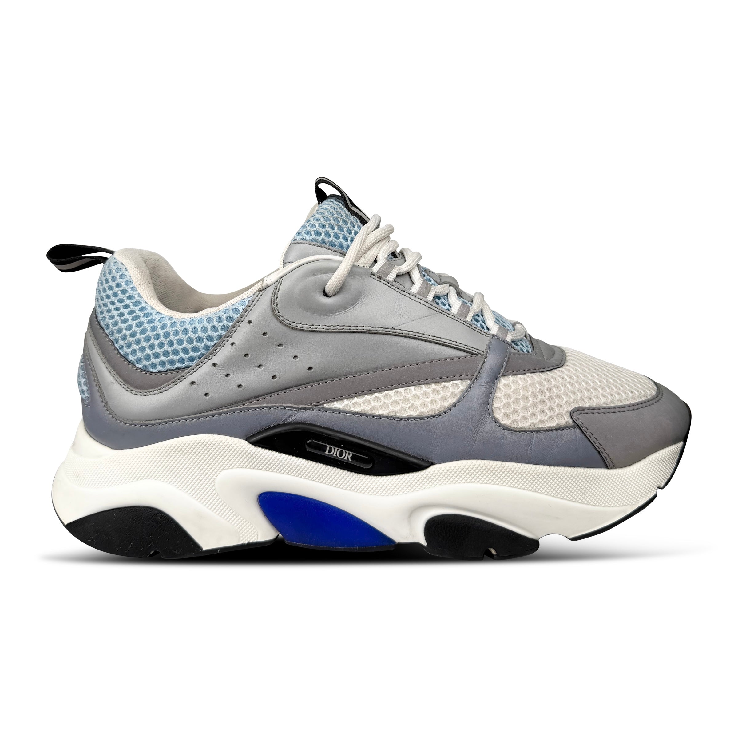 DIOR B22 REFLECTIVE BLUE / WHITE - UK 9 (43) - Affluent ArchivesUsed HIGH END DESIGNER CLOTHING