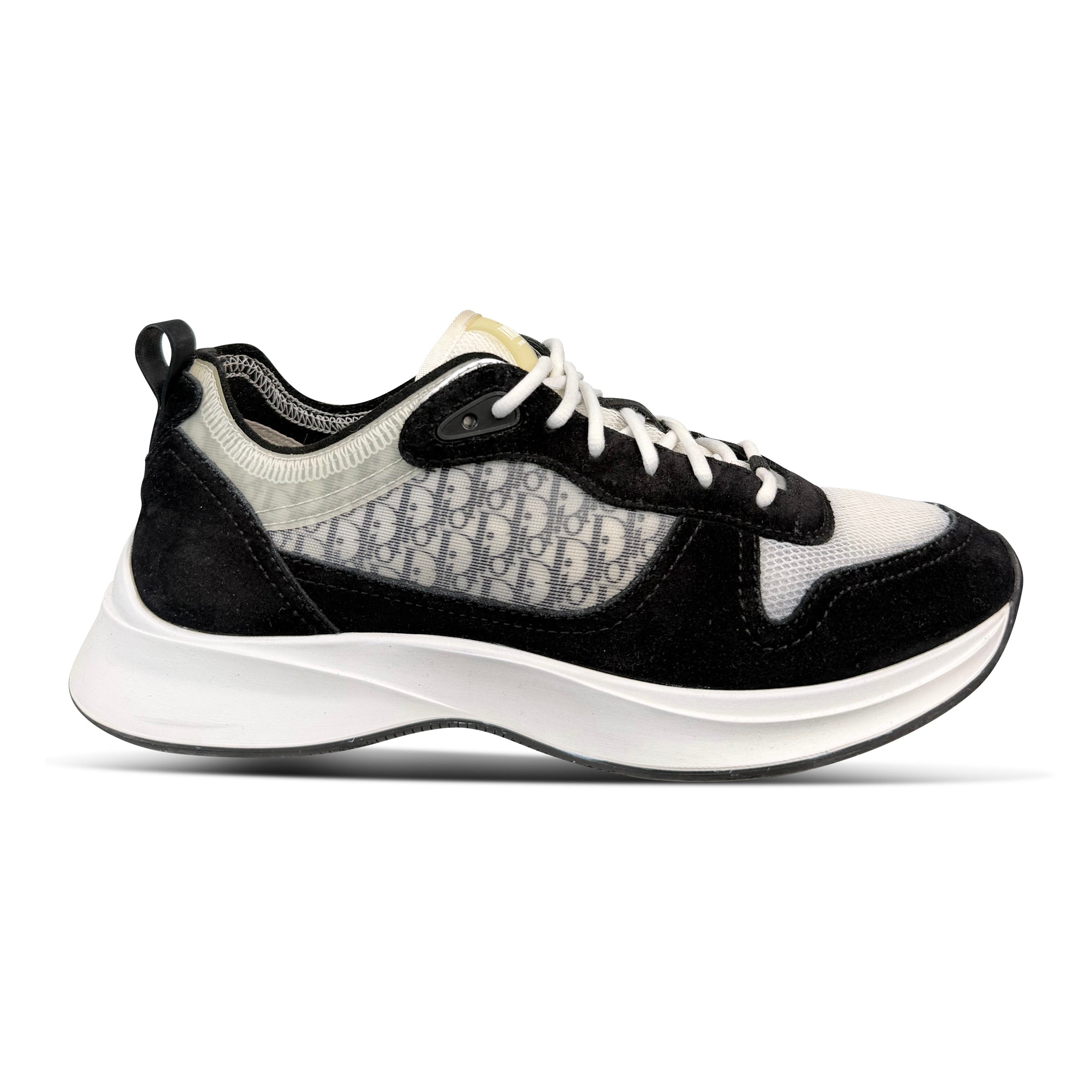 DIOR B25 BLACK / WHITE SNEAKER - UK 7.5 (41.5) | PRE OWNED - Affluent ArchivesUsed HIGH END DESIGNER CLOTHING