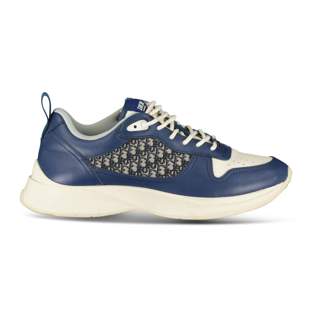 DIOR B25 BLUE / CREAM TRAINER - UK 8 (42) - Affluent ArchivesUsed HIGH END DESIGNER CLOTHING