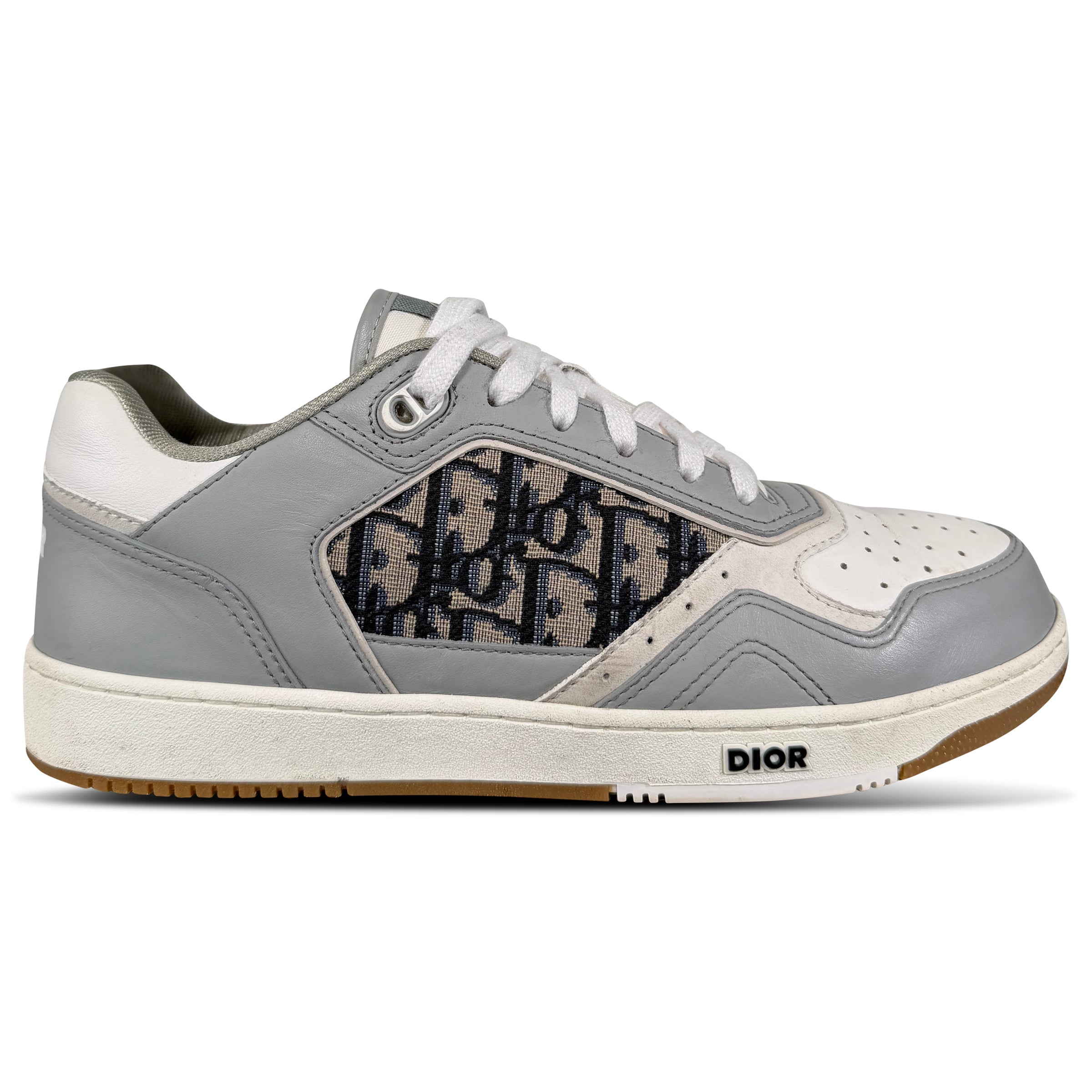 DIOR B27 SNEAKER GREY / WHITE - UK 7 (41) | PRE OWNED - Affluent ArchivesUsed HIGH END DESIGNER CLOTHING