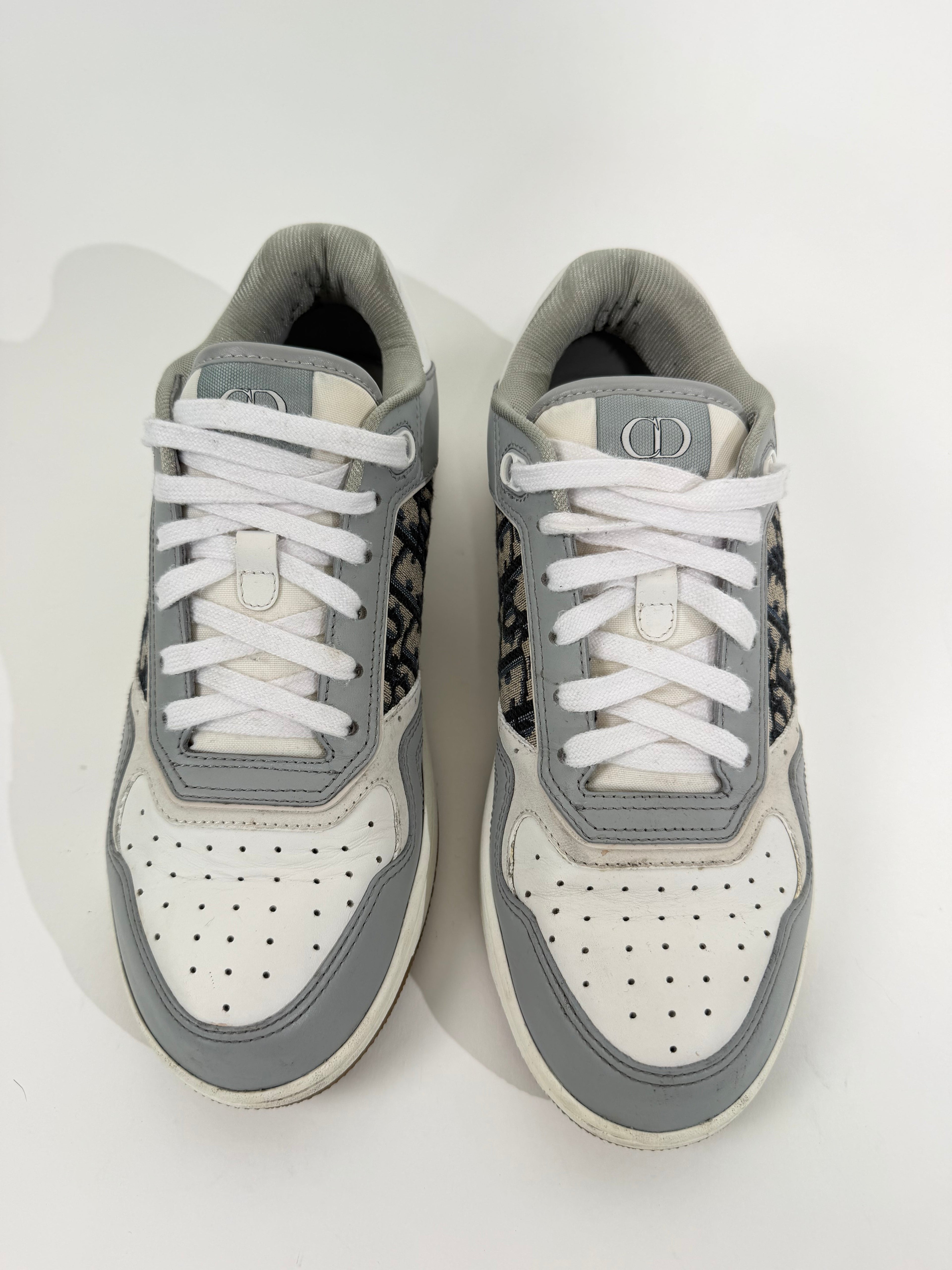 DIOR B27 SNEAKER GREY / WHITE - UK 7 (41) | PRE OWNED - Affluent ArchivesUsed HIGH END DESIGNER CLOTHING