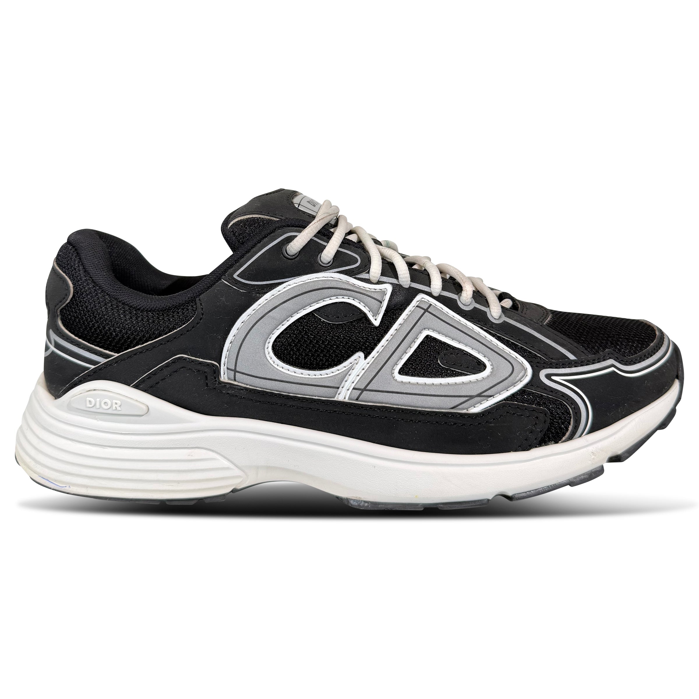 DIOR B30 BLACK / WHITE - UK 10 (44) | PRE OWNED - Affluent ArchivesUsed HIGH END DESIGNER CLOTHING
