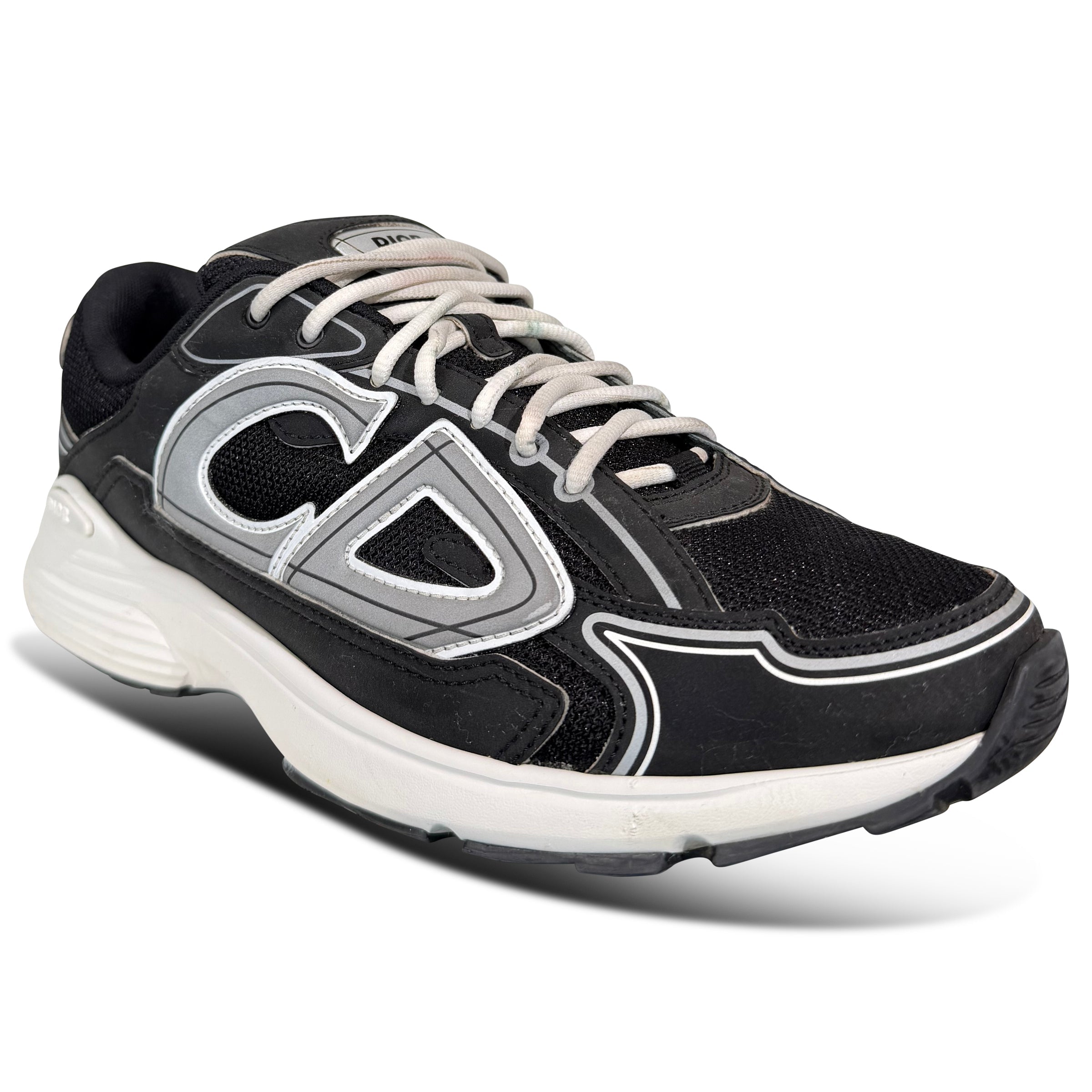 DIOR B30 BLACK / WHITE - UK 10 (44) | PRE OWNED - Affluent ArchivesUsed HIGH END DESIGNER CLOTHING