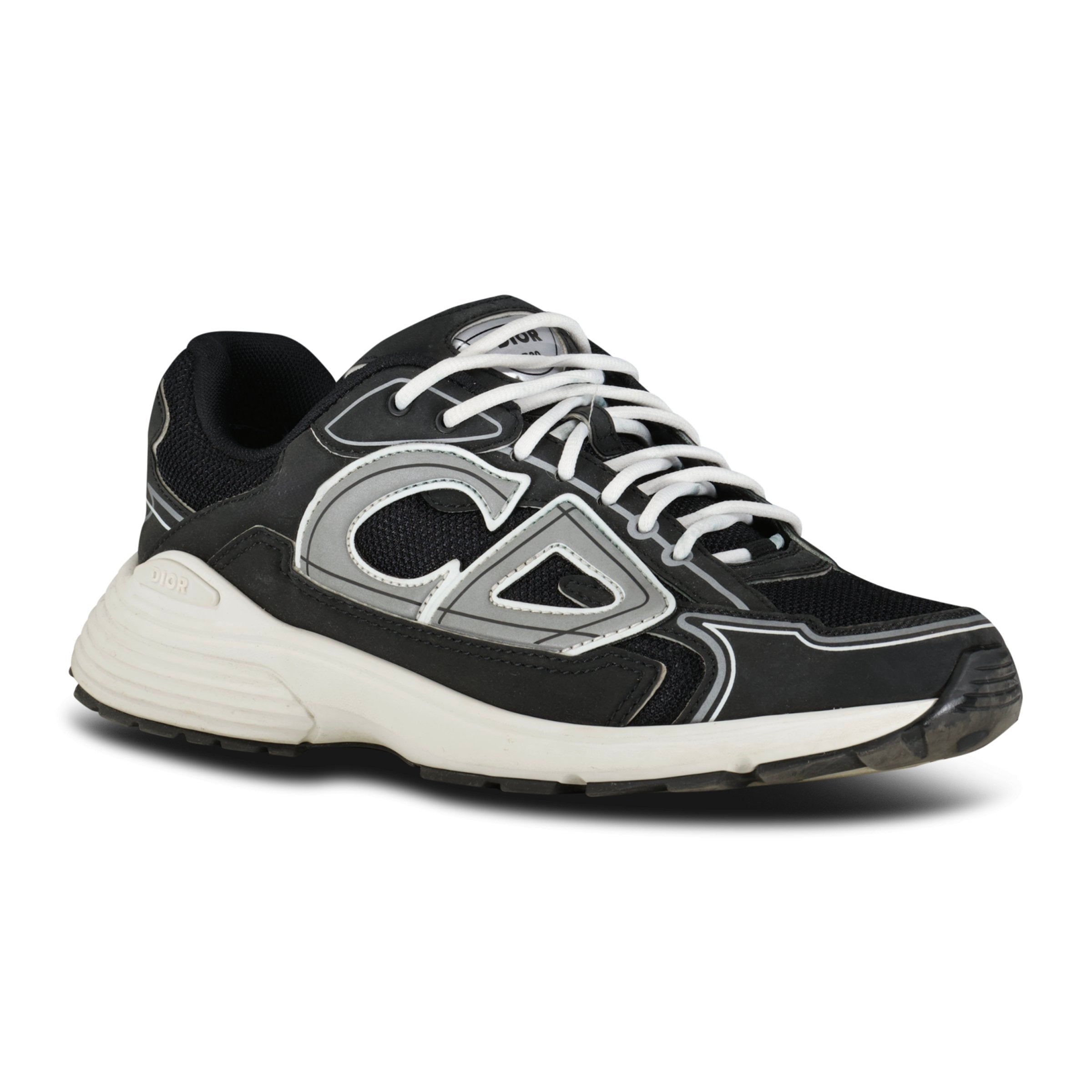 DIOR B30 BLACK / WHITE - UK 8 (42)| PRE OWNED - Affluent ArchivesUsed HIGH END DESIGNER CLOTHING