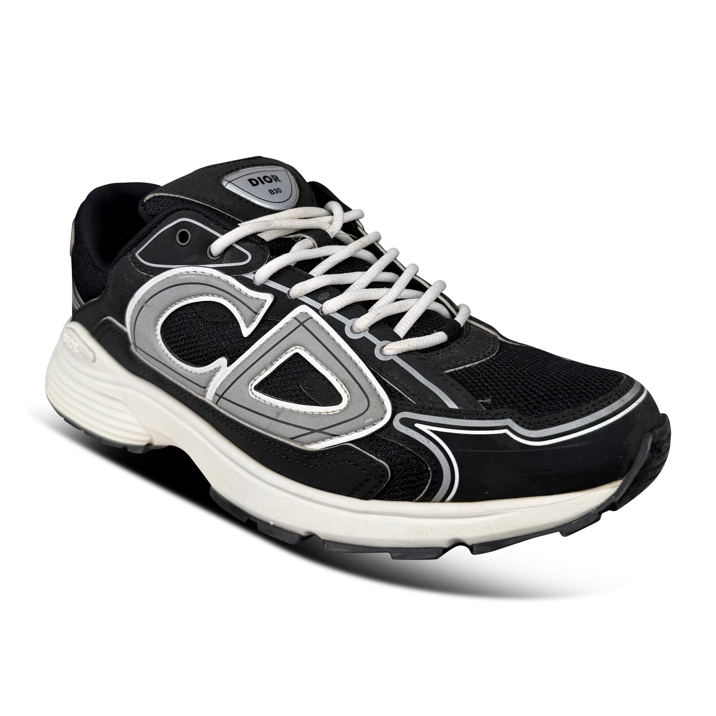 DIOR B30 BLACK / WHITE - UK 9 (43) - Affluent ArchivesUsed HIGH END DESIGNER CLOTHING