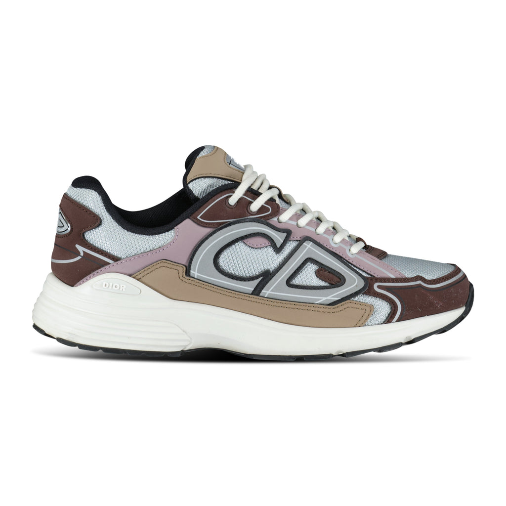 DIOR B30 BURGUNDY / GREY TRAINER - UK 6 (40) - Affluent ArchivesUsed HIGH END DESIGNER CLOTHING