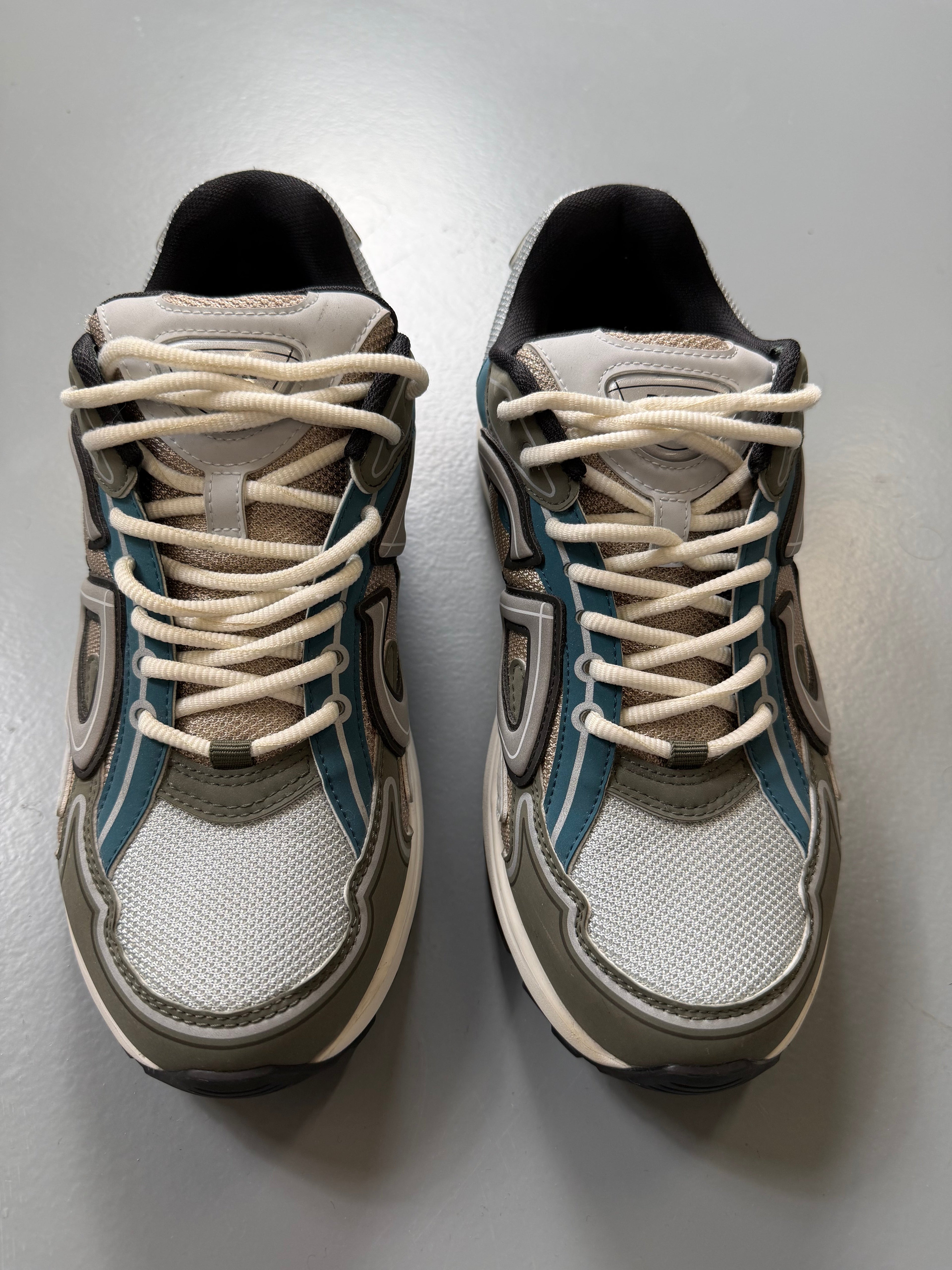 DIOR B30 GREY / TURQOISE - UK 8 (42) - Affluent ArchivesUsed HIGH END DESIGNER CLOTHING