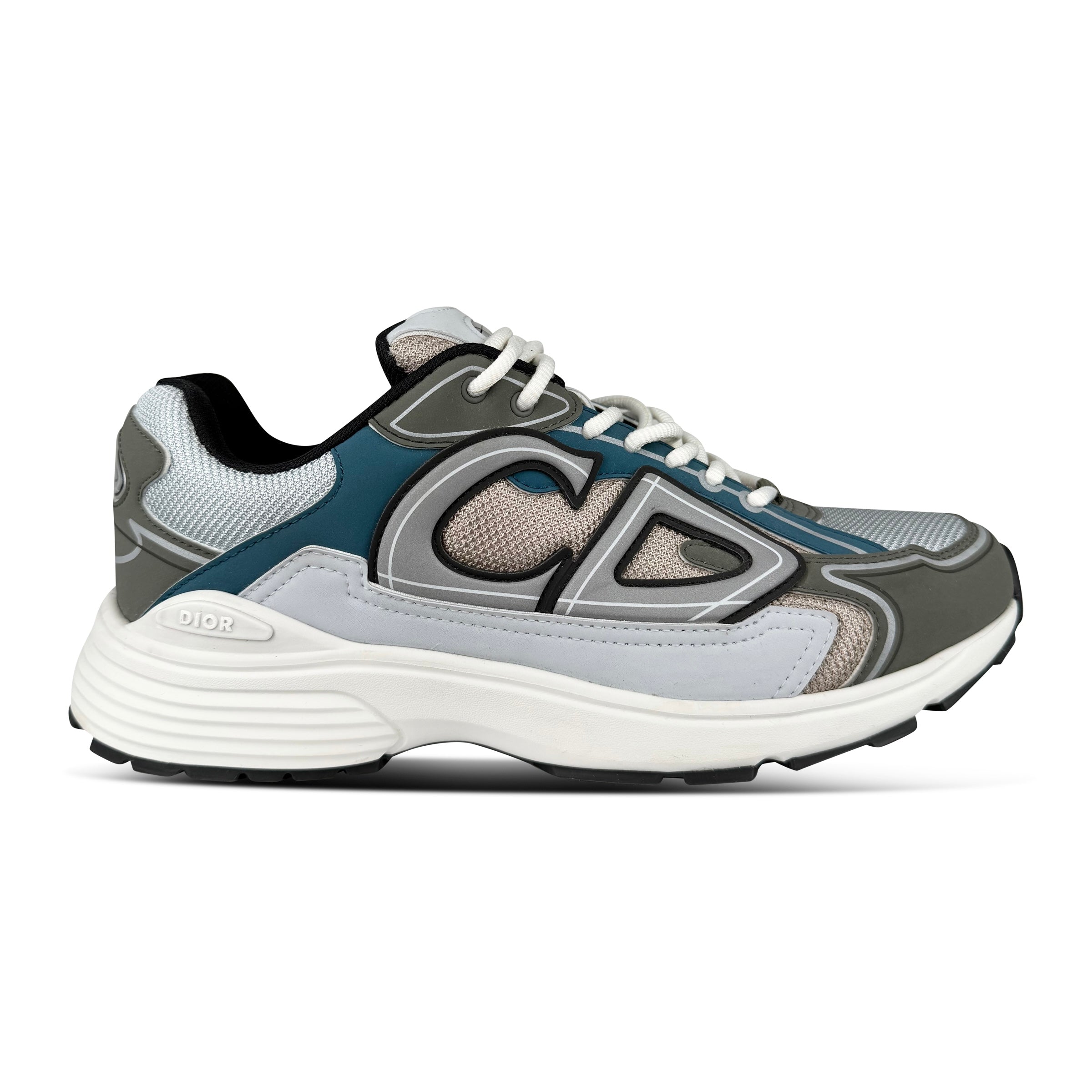 DIOR B30 GREY / TURQOISE - UK 8 (42) - Affluent ArchivesUsed HIGH END DESIGNER CLOTHING