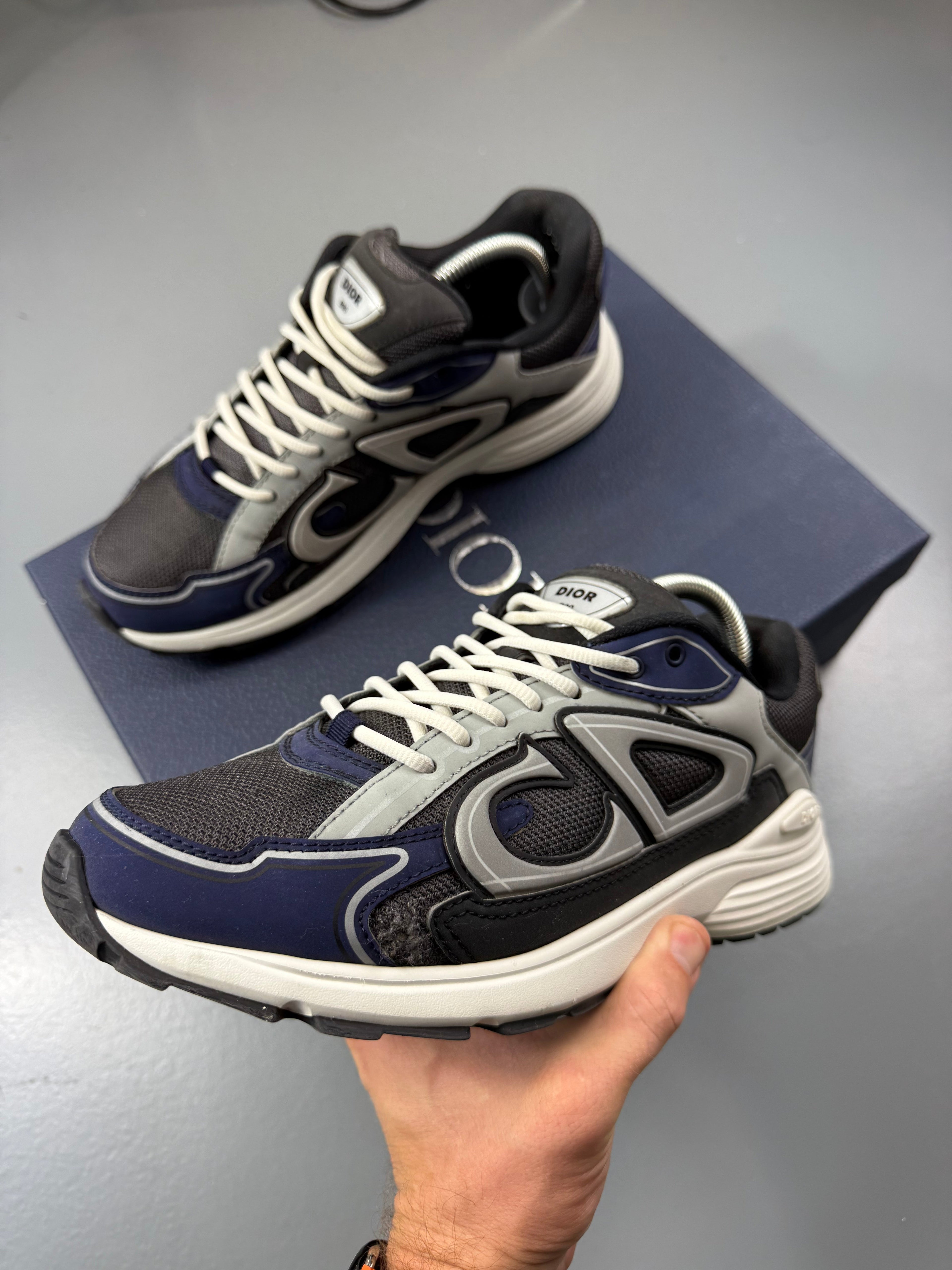 DIOR B30 NAVY - UK 8 (42) - Affluent ArchivesUsed HIGH END DESIGNER CLOTHING