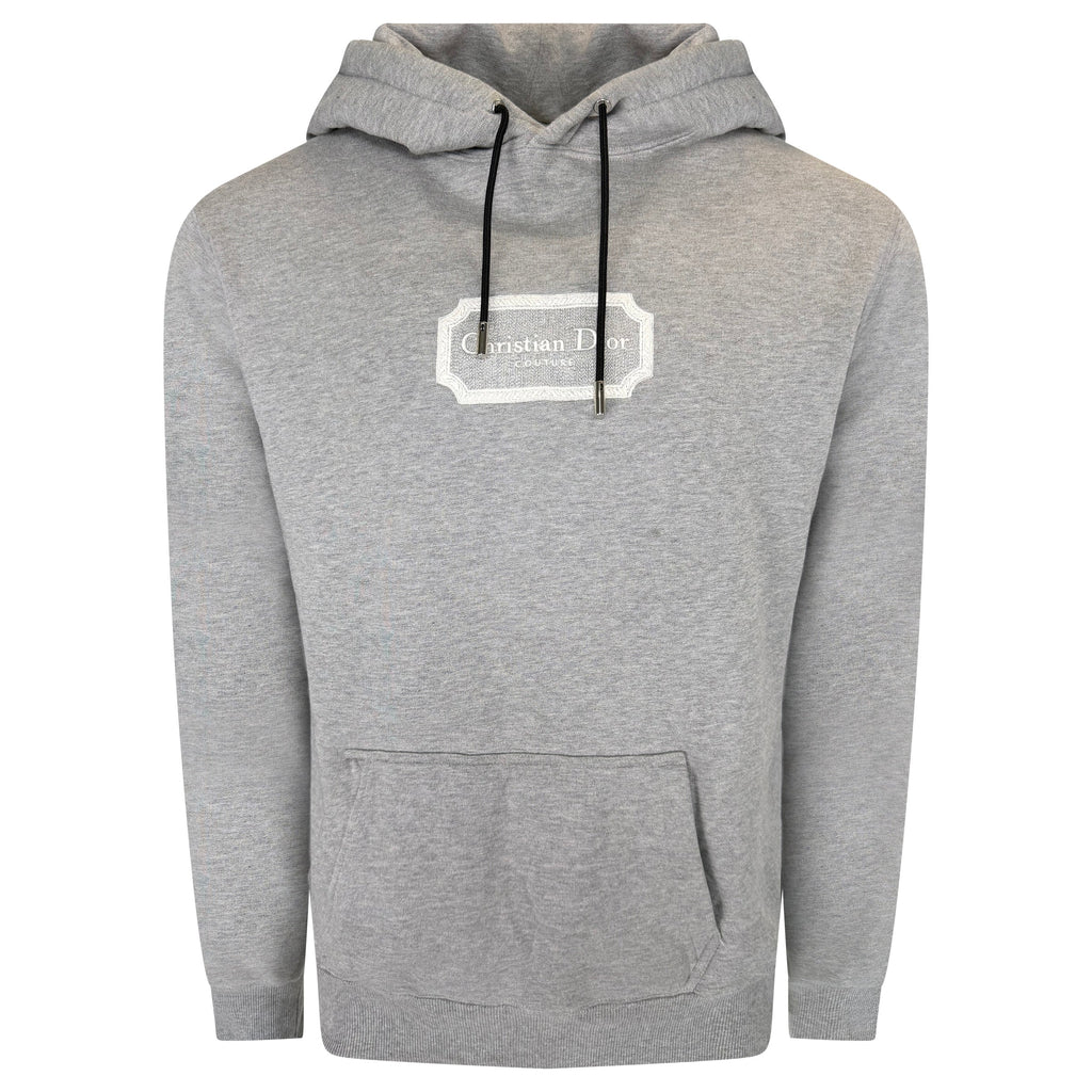 DIOR COUTURE HOODIE GREY - SMALL (Fits Large) | PRE OWNED - Affluent ArchivesUsed HIGH END DESIGNER CLOTHING
