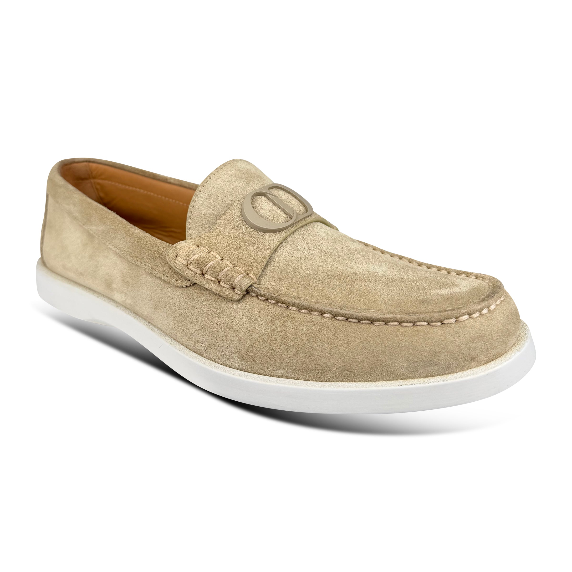 DIOR GRANVILLE BEIGE LOAFER - UK 9 (43) - Affluent ArchivesUsed HIGH END DESIGNER CLOTHING