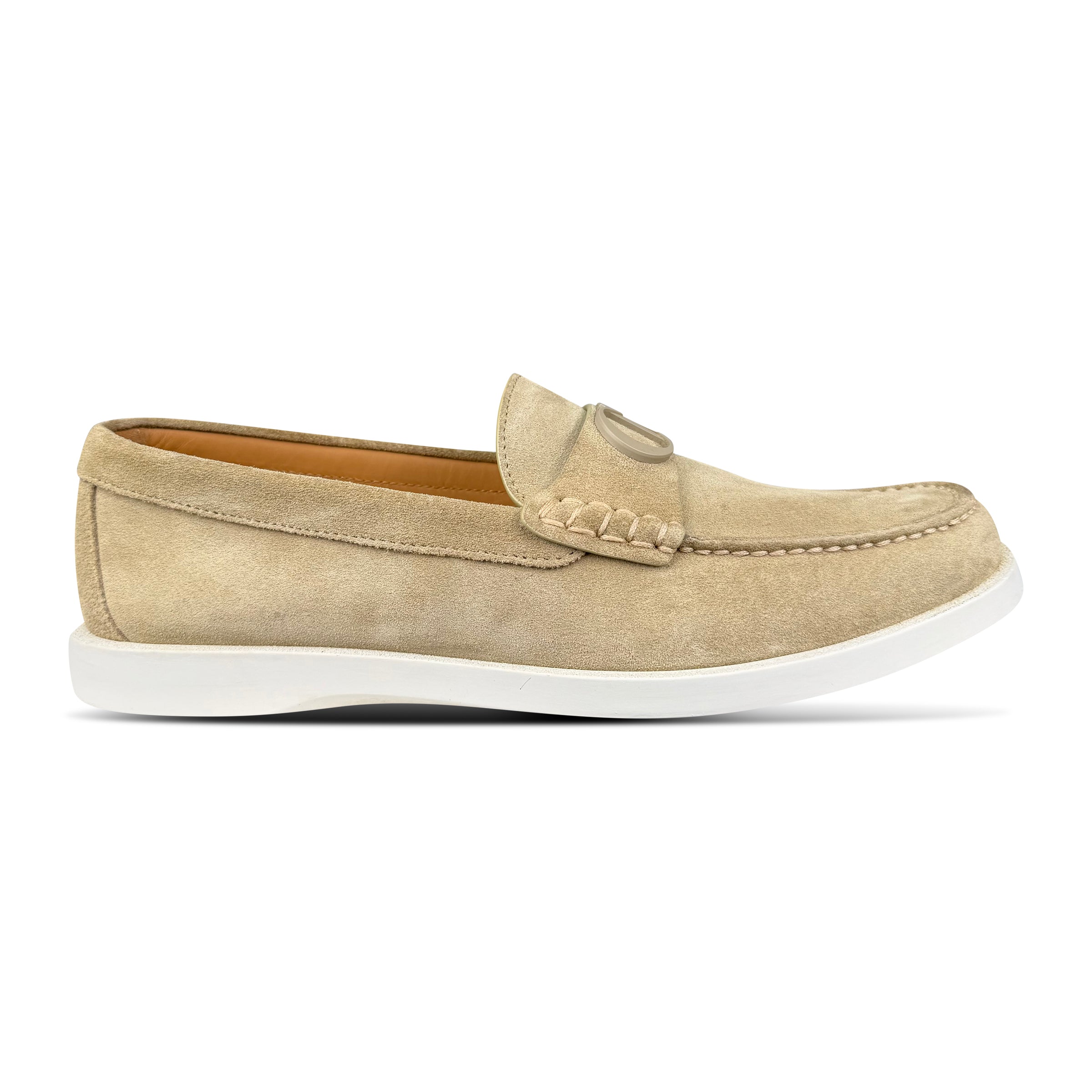 DIOR GRANVILLE BEIGE LOAFER - UK 9 (43) - Affluent ArchivesUsed HIGH END DESIGNER CLOTHING