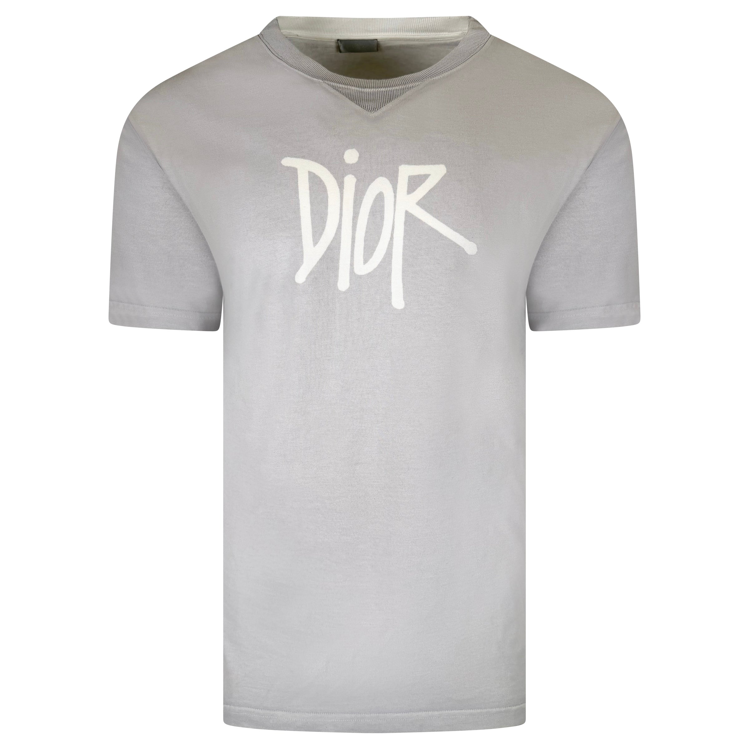 DIOR GREY SHAWN T SHIRT - XL - Affluent ArchivesUsed HIGH END DESIGNER CLOTHING