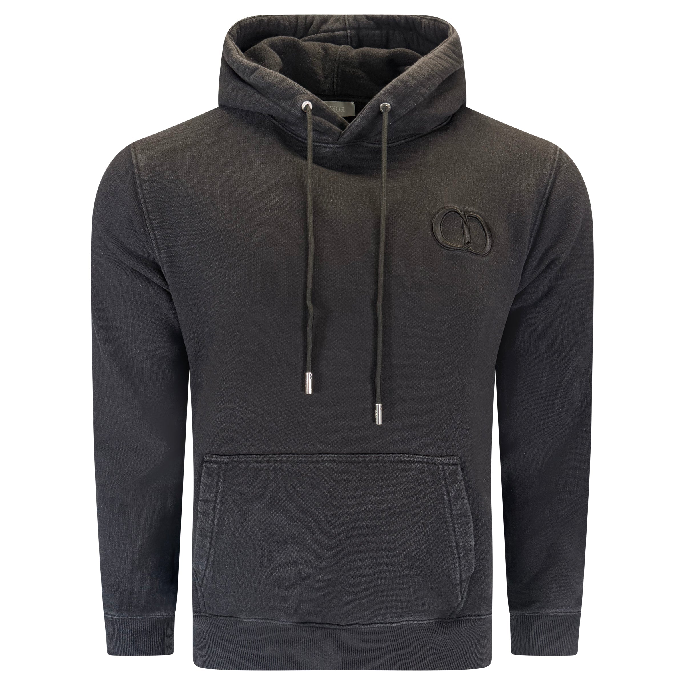 DIOR ICON HOODIE BLACK - LARGE (Fits Medium) | PRE OWNED - Affluent ArchivesUsed HIGH END DESIGNER CLOTHING