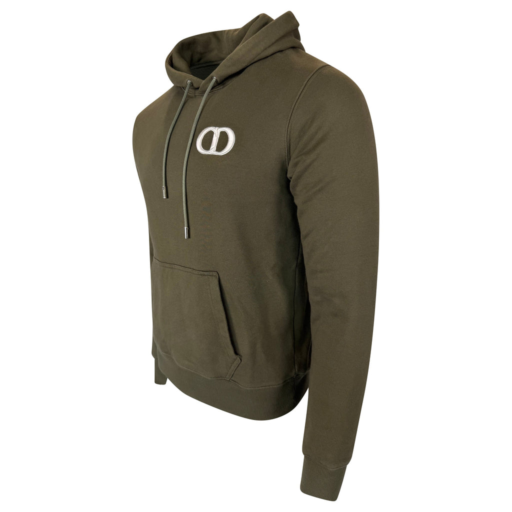 DIOR ICON HOODIE BROWN - MEDIUM | PRE OWNED - Affluent ArchivesUsed HIGH END DESIGNER CLOTHING