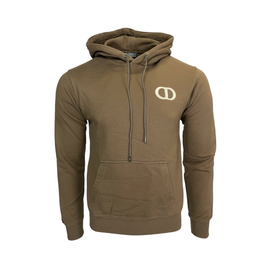 DIOR ICON HOODIE BROWN - SMALL - Affluent ArchivesUsed HIGH END DESIGNER CLOTHING