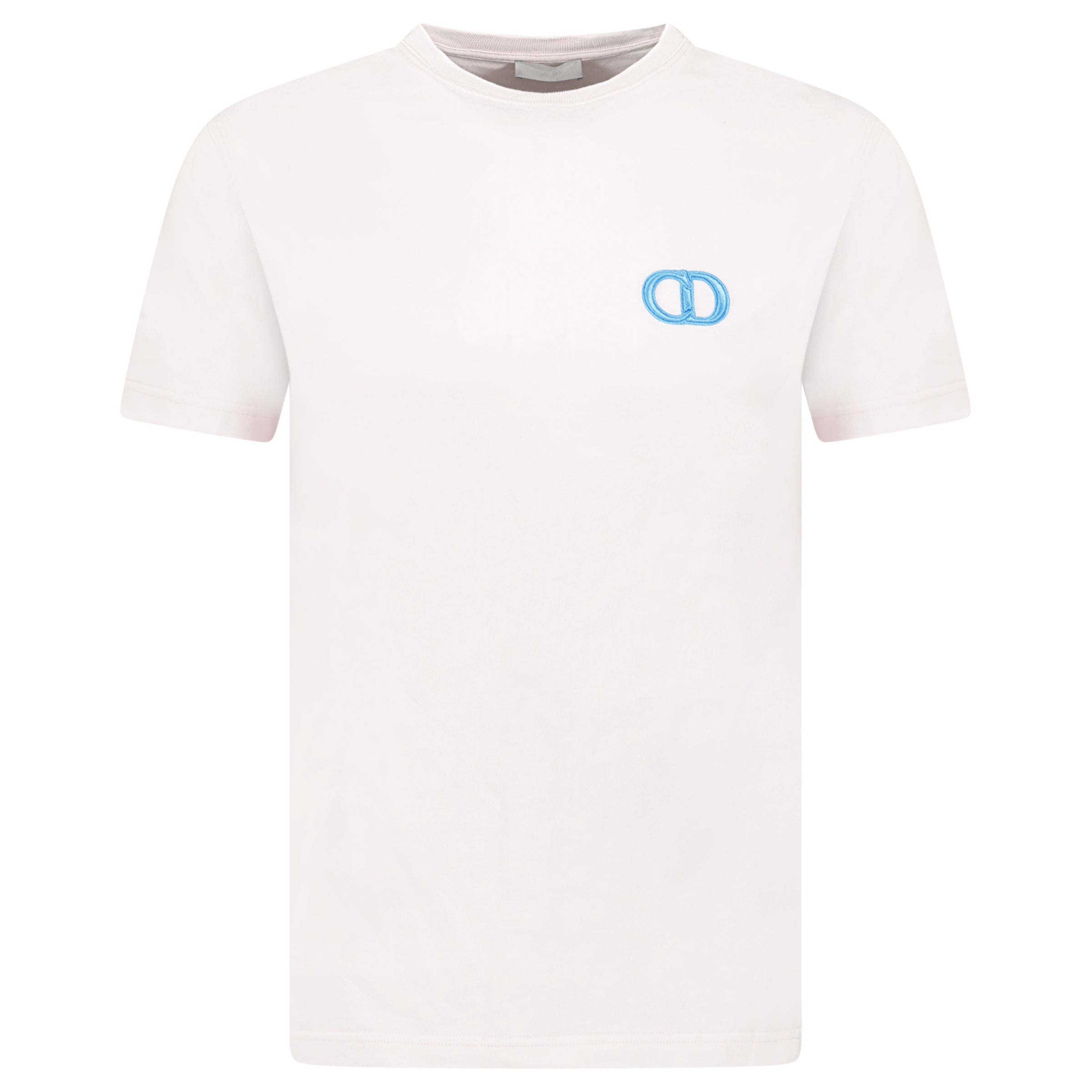 DIOR ICON LIGHT PINK T SHIRT - XXS (Fits Size Small) - Affluent ArchivesUsed HIGH END DESIGNER CLOTHING