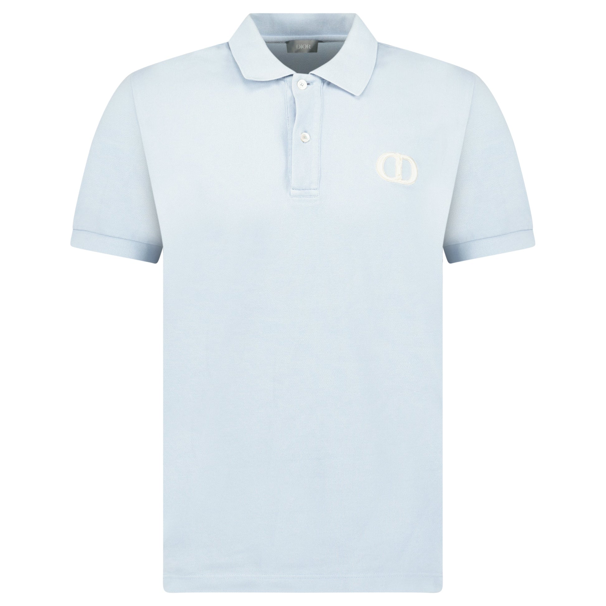 DIOR ICON POLO LIGHT BLUE - LARGE - Affluent ArchivesUsed HIGH END DESIGNER CLOTHING