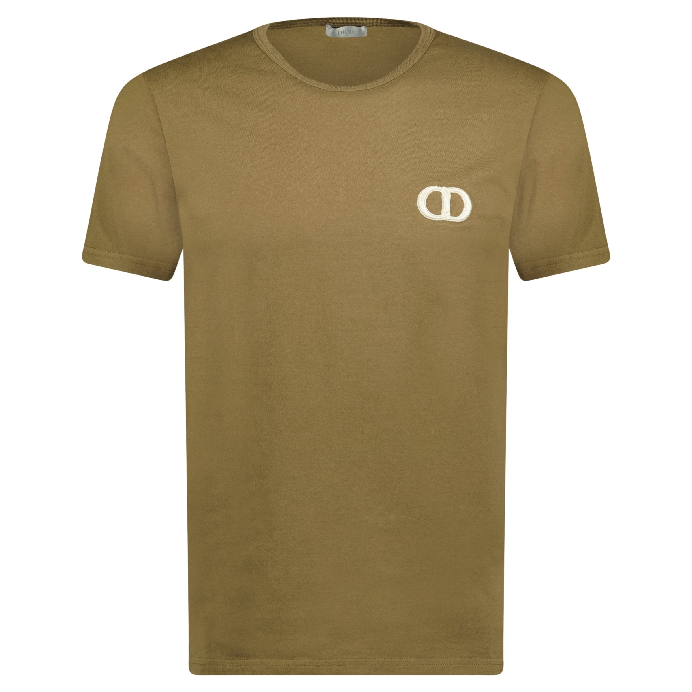 DIOR ICON T SHIRT BROWN - LARGE - affluentarchivesUsed HIGH END DESIGNER CLOTHING