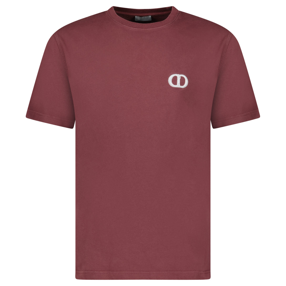 DIOR ICON T SHIRT BURGUNDY - LARGE - Affluent ArchivesUsed HIGH END DESIGNER CLOTHING