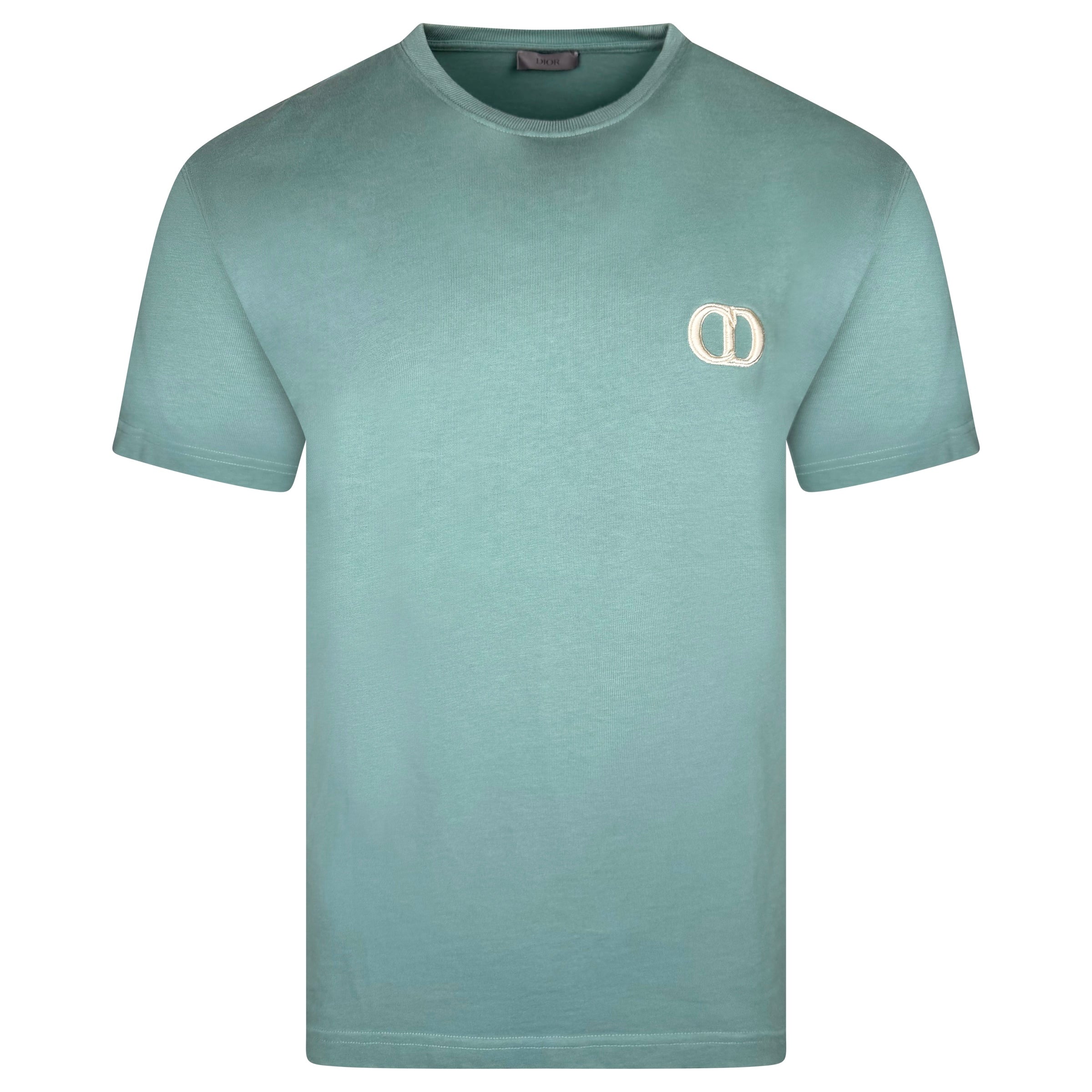 DIOR ICON T SHIRT TURQOISE - MEDIUM - Affluent ArchivesUsed HIGH END DESIGNER CLOTHING