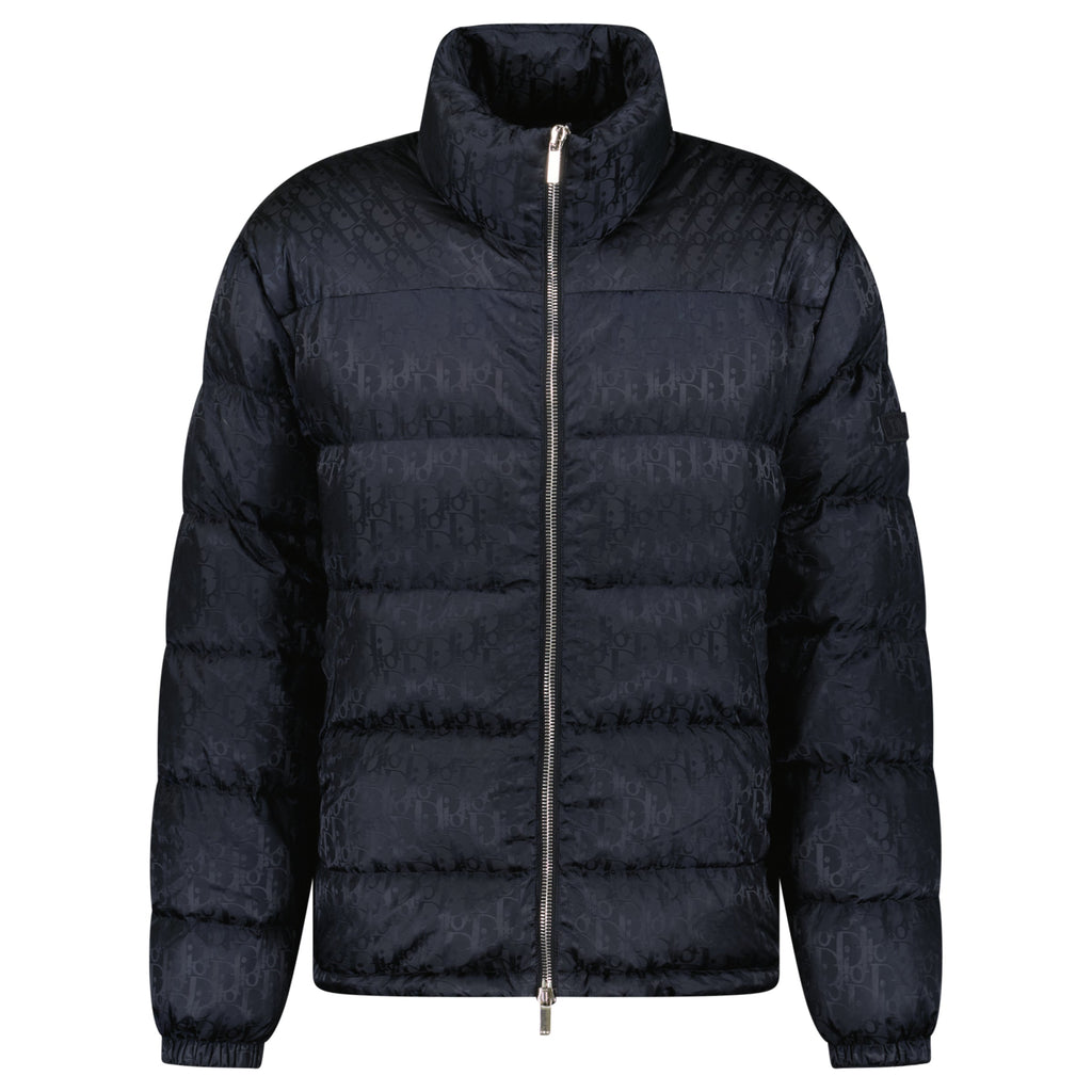 DIOR JACQUARD OBLIQUE COAT NAVY - 3XL (Fits XXL) - Affluent ArchivesUsed HIGH END DESIGNER CLOTHING