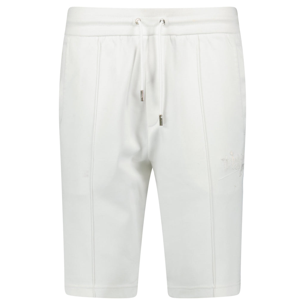 DIOR LOGO WHITE TRACK SHORTS - LARGE - Affluent ArchivesUsed HIGH END DESIGNER CLOTHING