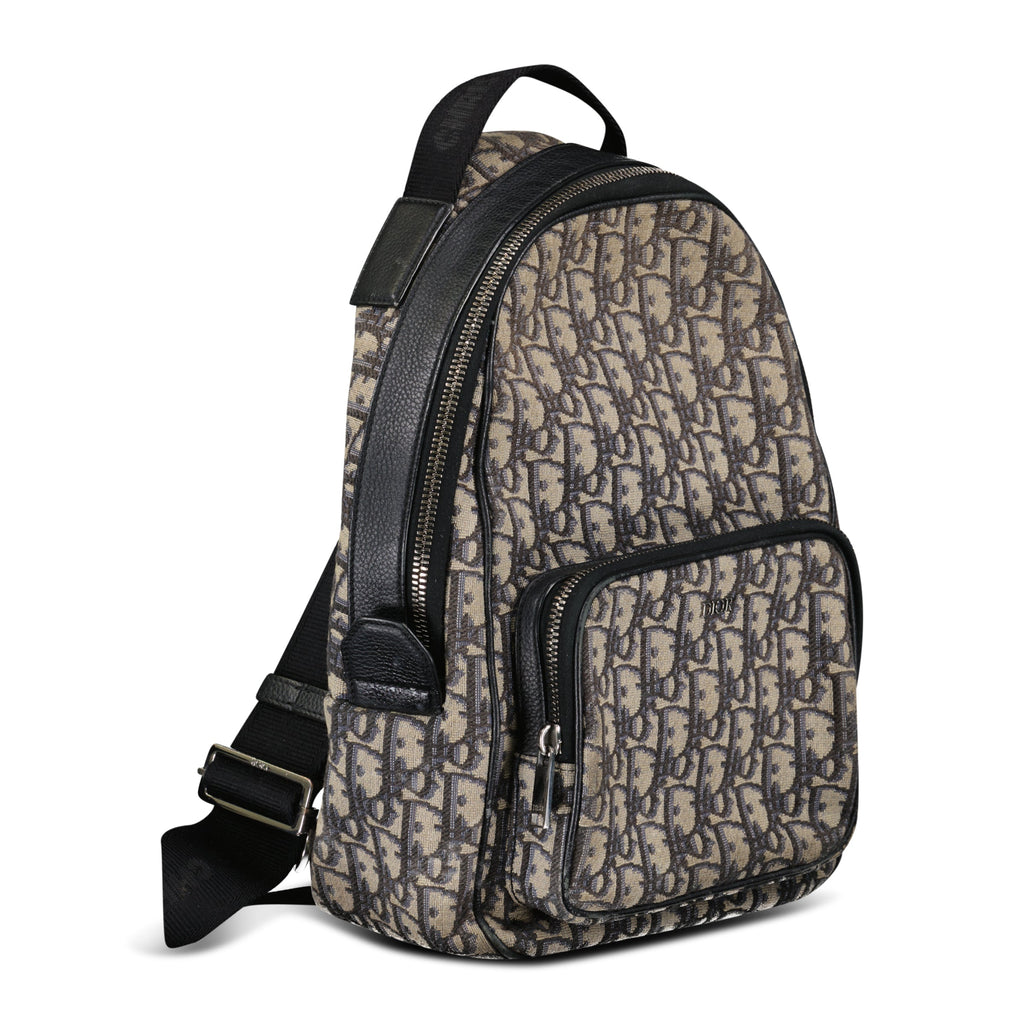 DIOR OBLIQUE JAQCUARD SLING BAG - Affluent ArchivesUsed HIGH END DESIGNER CLOTHING